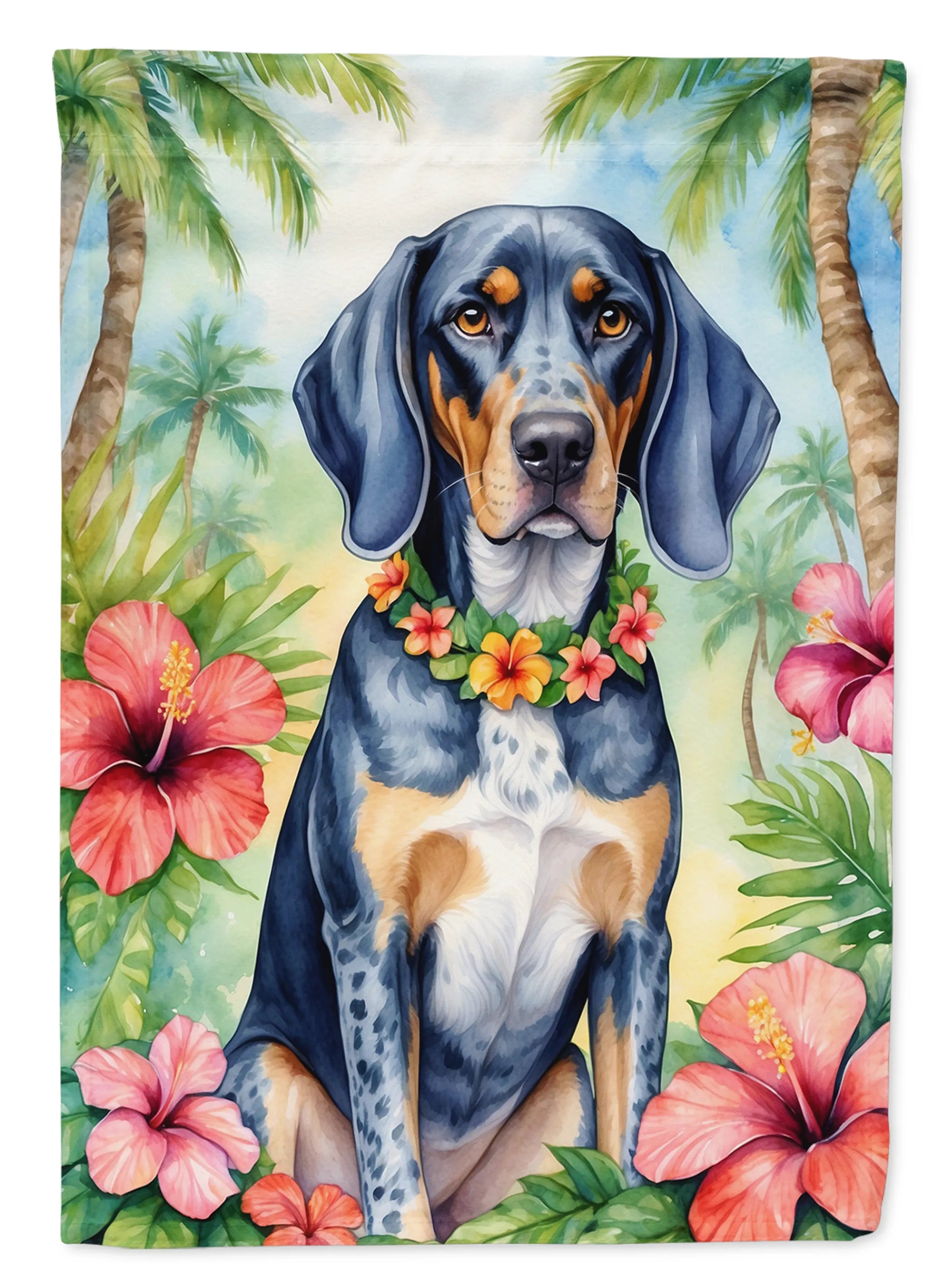 Luau Party Decorative Flag - Size: GARDEN SIZE | Pack Of: 1 | Collection name: Luau party