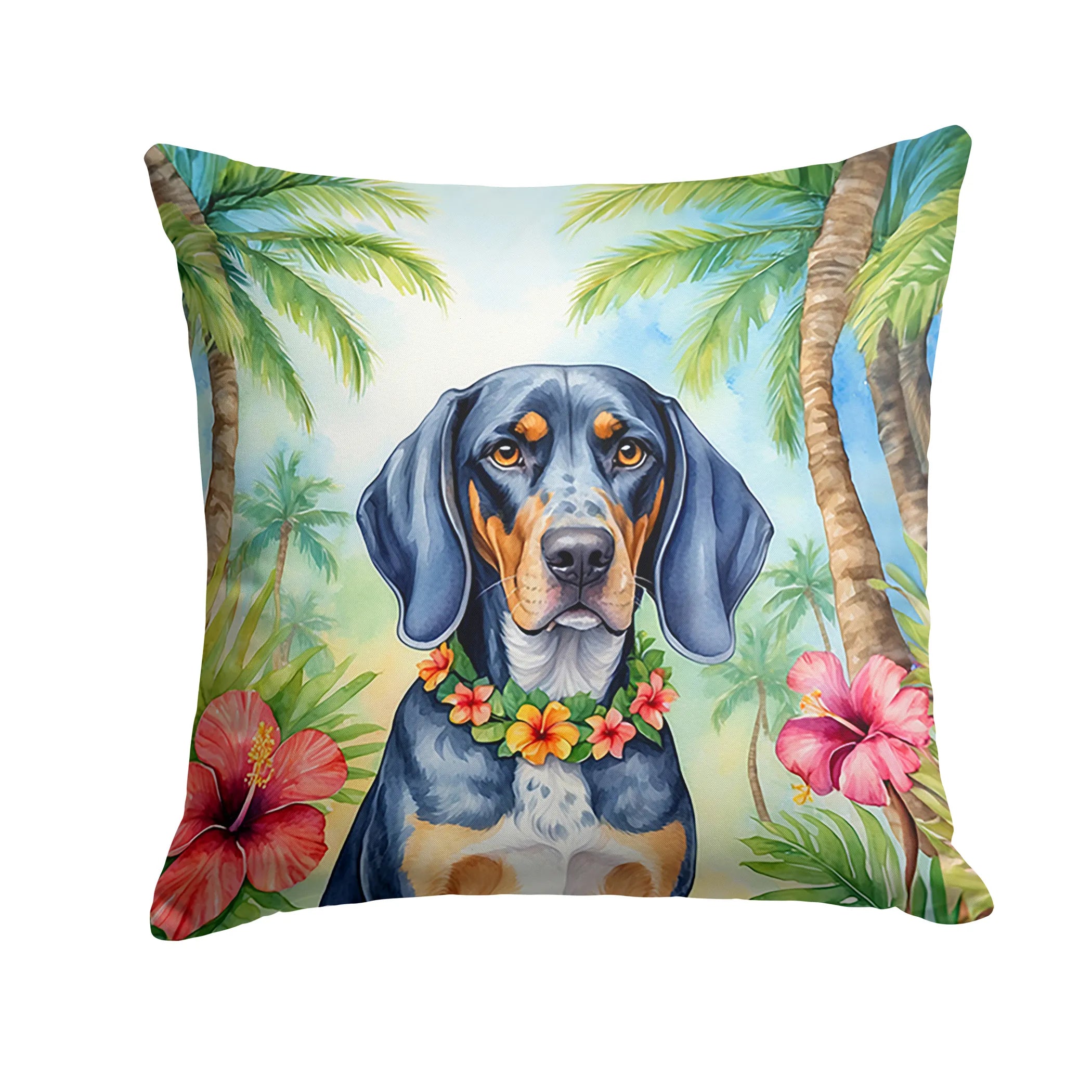 Luau Party Throw Pillow - Size: 14HX14W | Pack Of: 1 | Collection name: Luau party