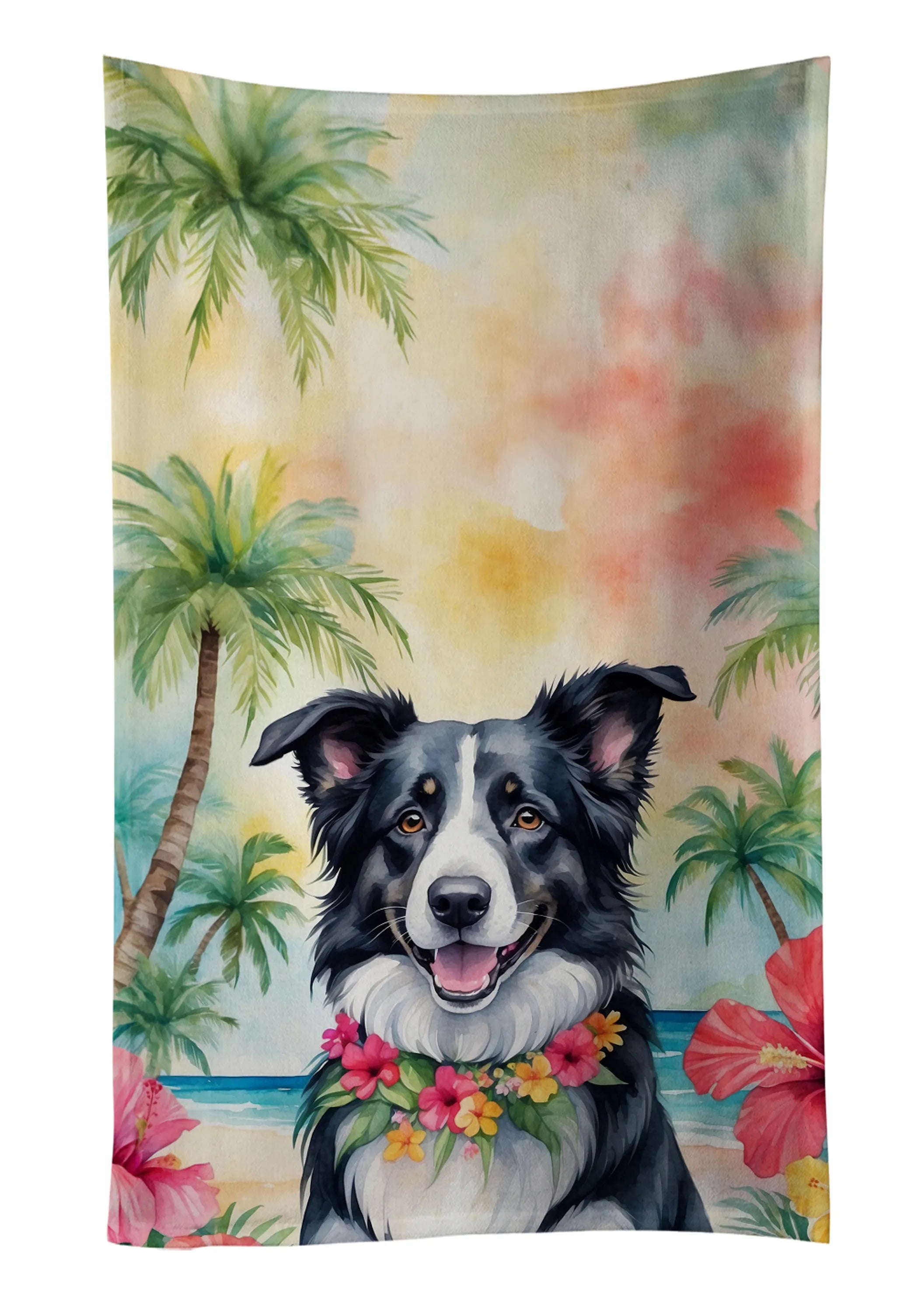 Luau Party Kitchen Towel - Size: 25HX15W | Pack Of: 1 | Collection name: Luau party