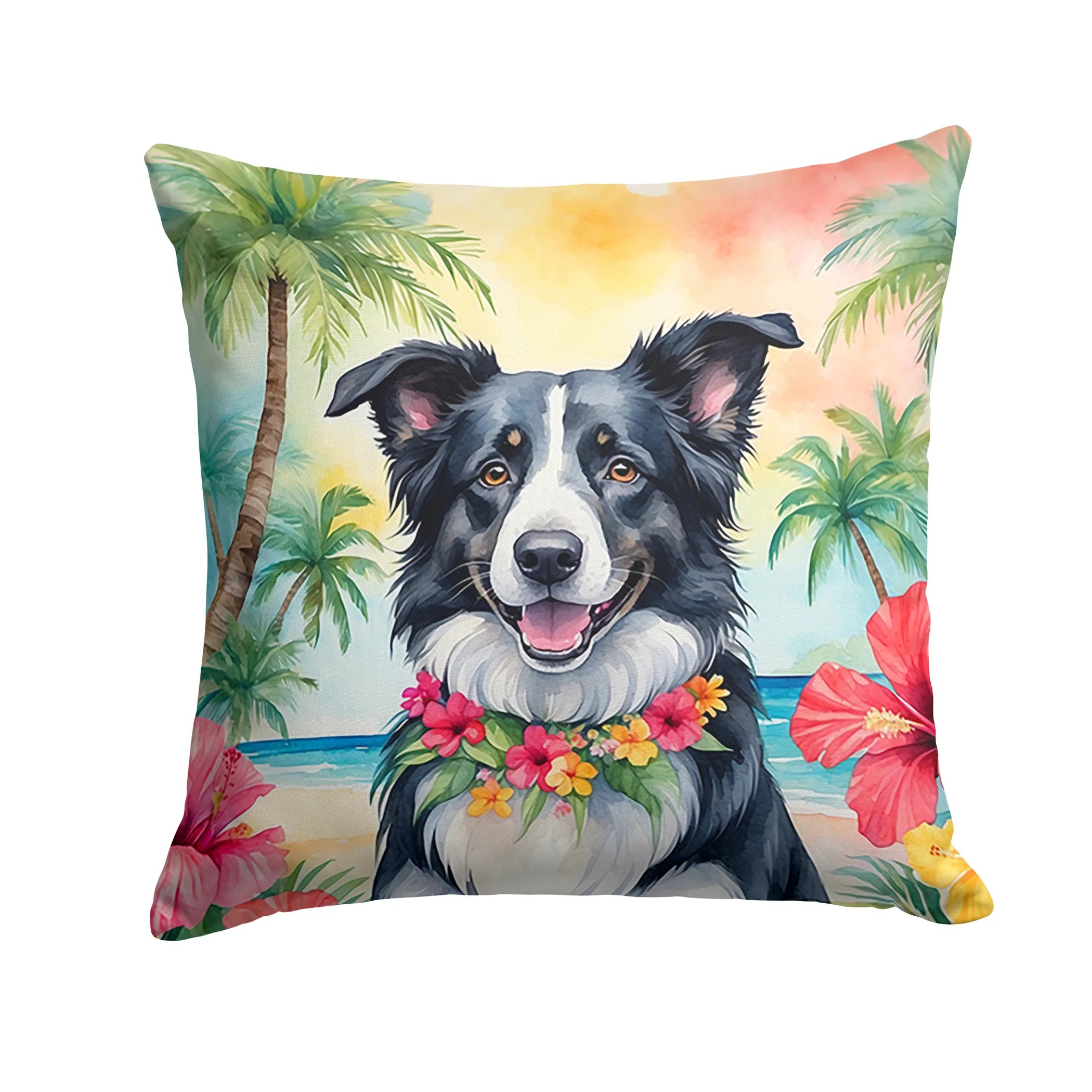 Luau Party Throw Pillow - Size: 14HX14W | Pack Of: 1 | Collection name: Luau party