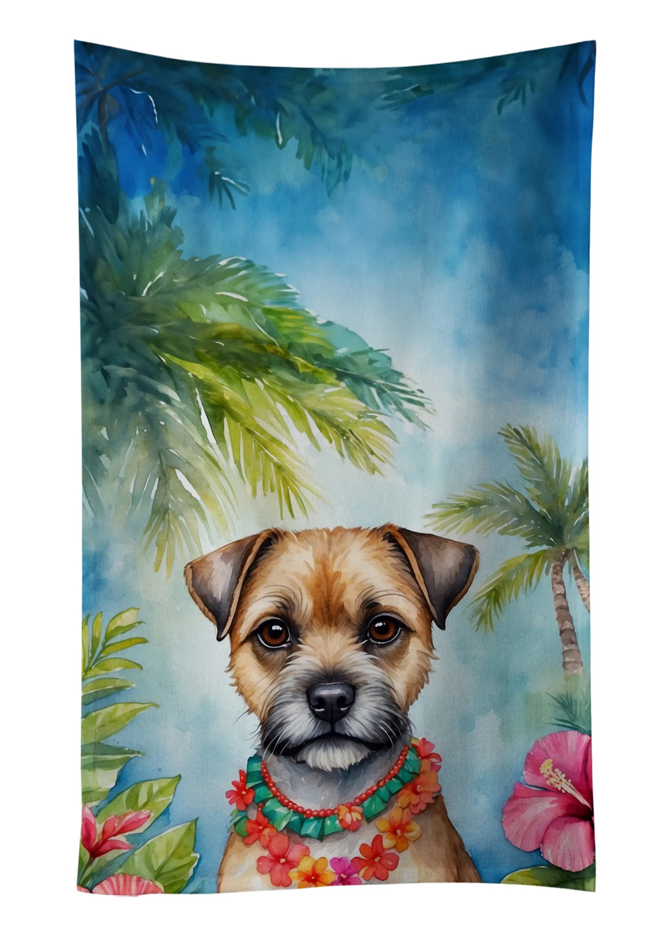 Luau Party Kitchen Towel - Size: 25HX15W | Pack Of: 1 | Collection name: Luau party