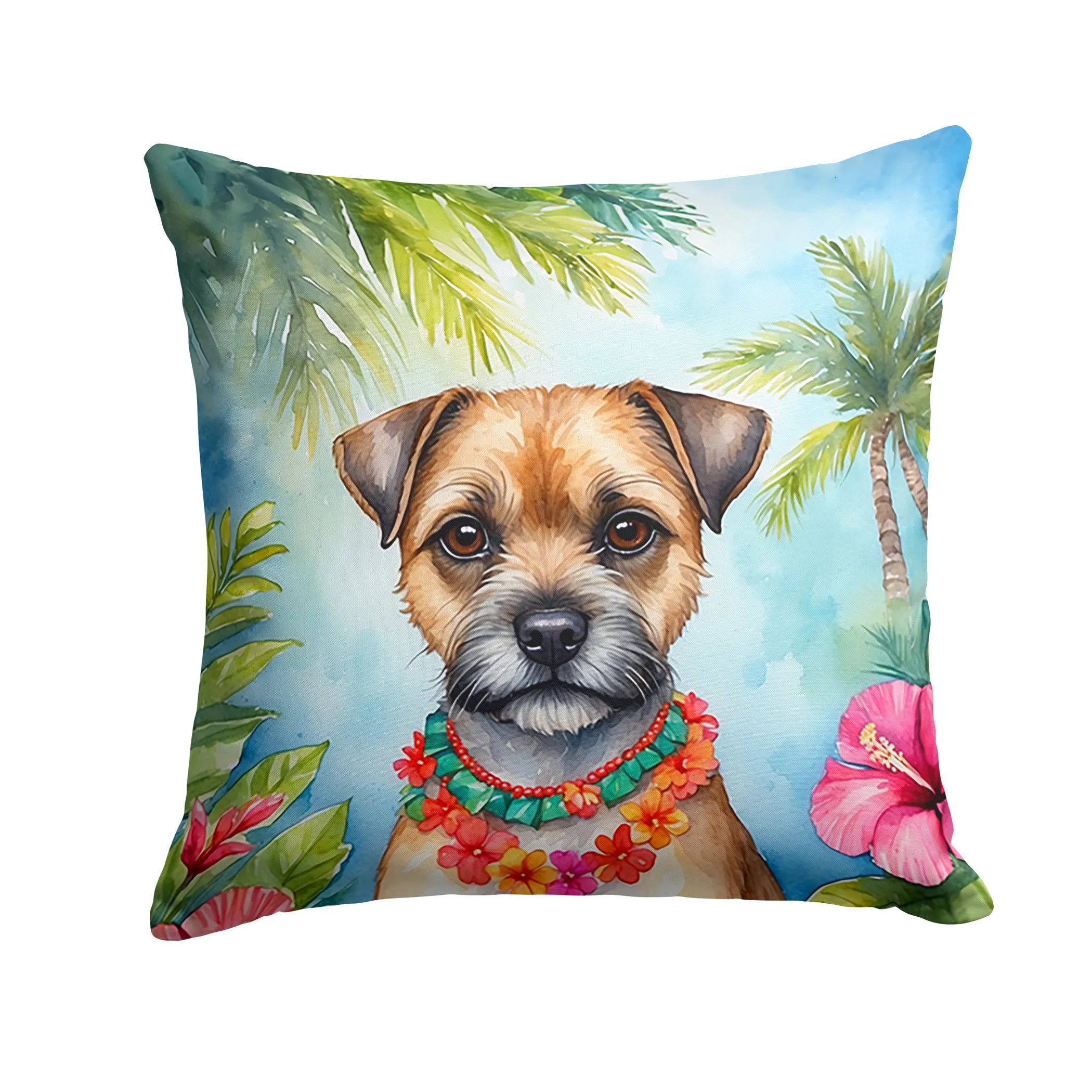 Luau Party Throw Pillow - Size: 14HX14W | Pack Of: 1 | Collection name: Luau party