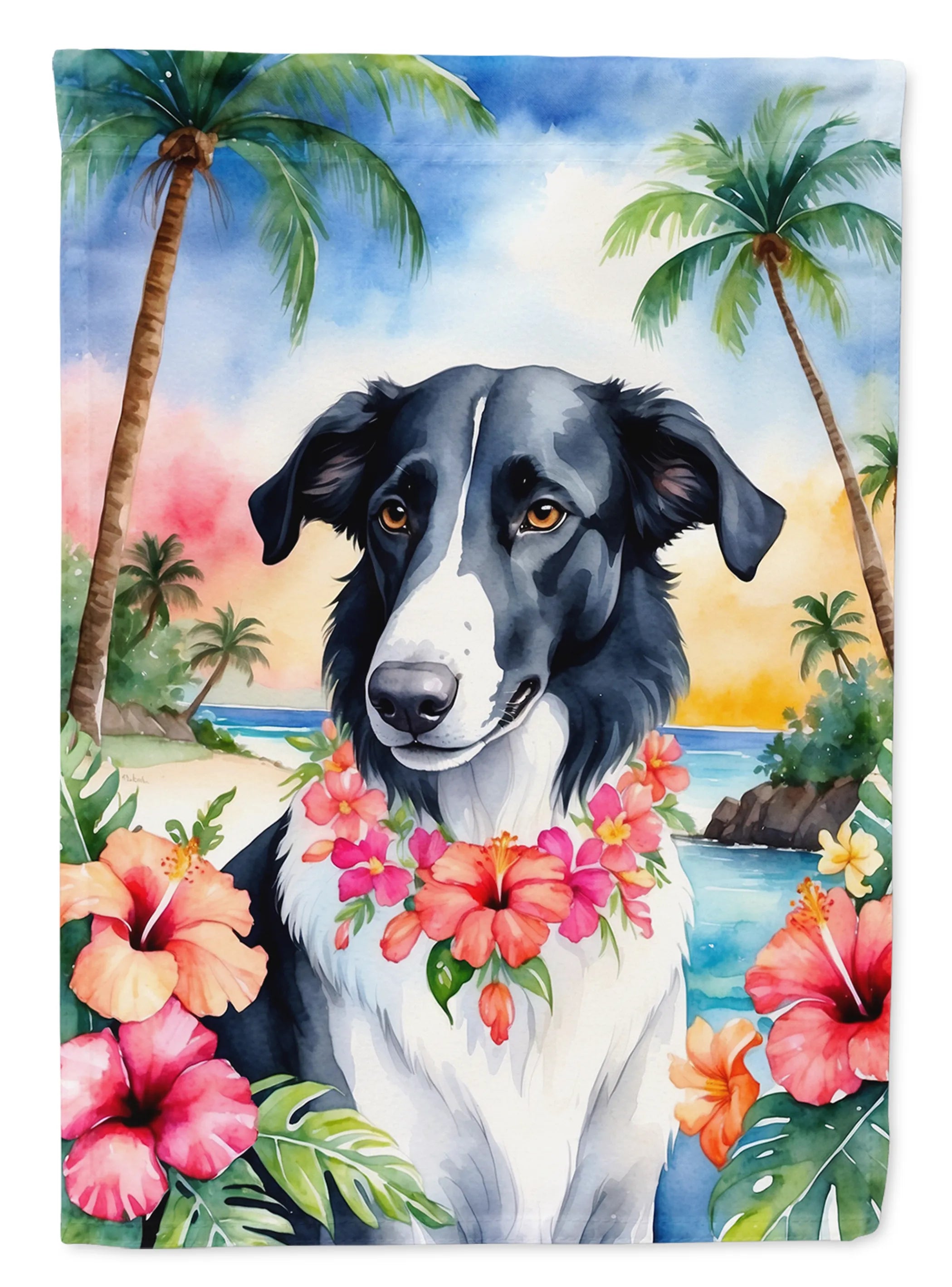 Luau Party Decorative Flag - Size: GARDEN SIZE | Pack Of: 1 | Collection name: Luau party