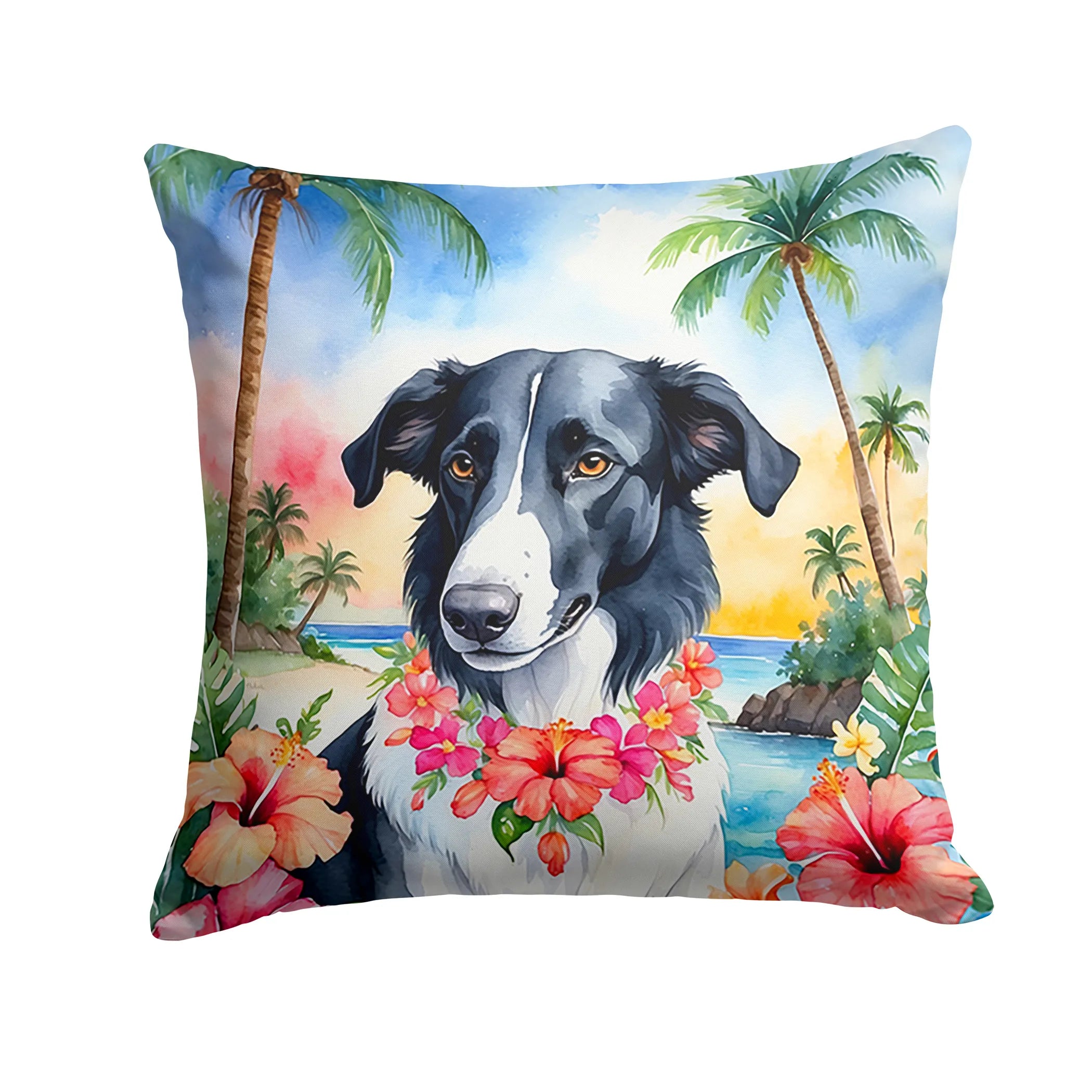 Luau Party Throw Pillow - Size: 14HX14W | Pack Of: 1 | Collection name: Luau party