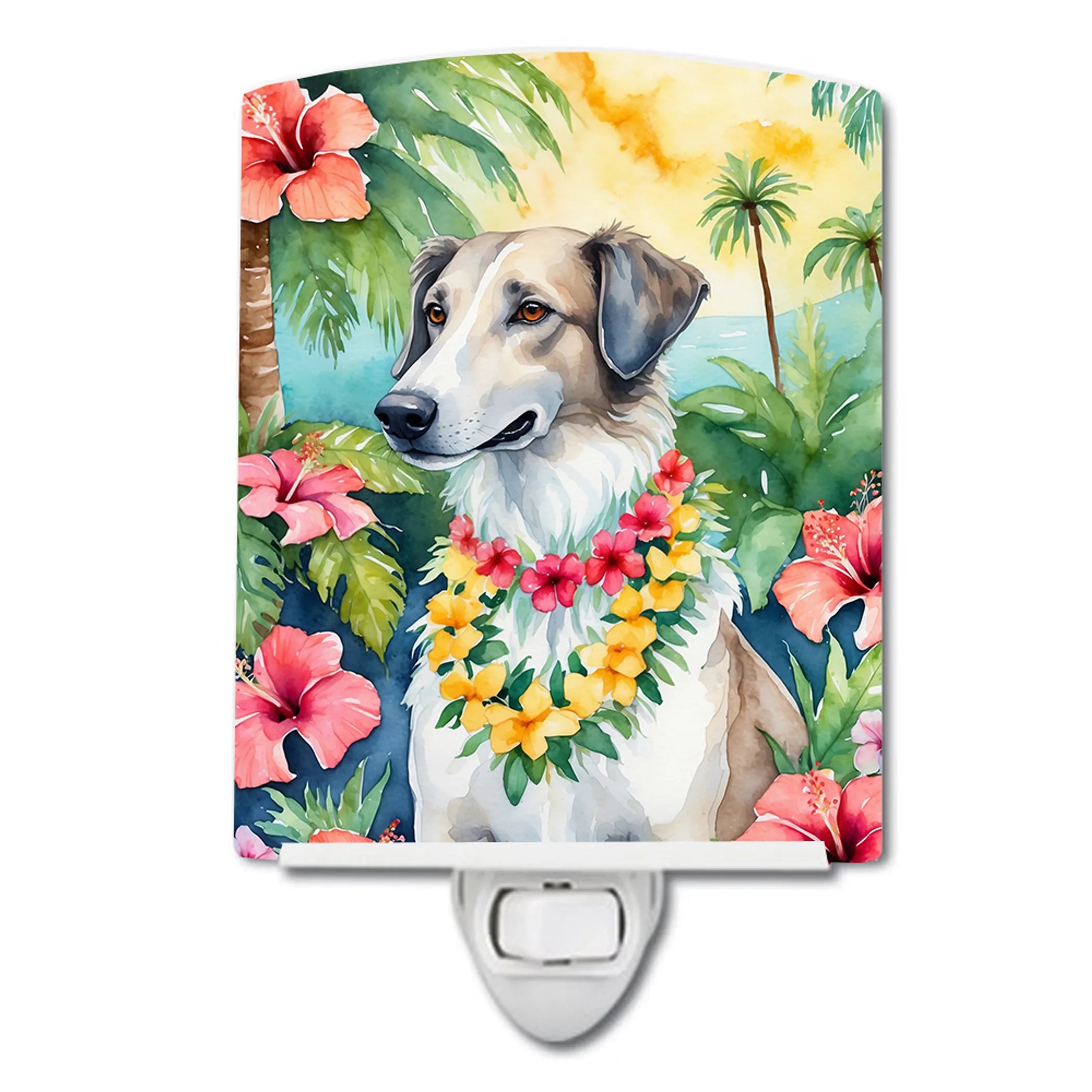 Luau Party Ceramic Night Light - Pack Of: 1 | Collection name: Luau party