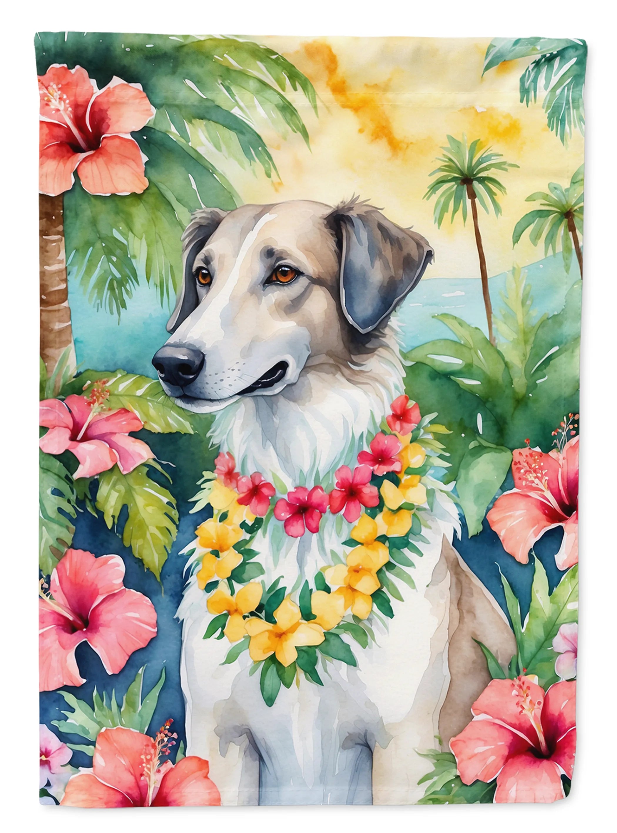 Luau Party Decorative Flag - Size: GARDEN SIZE | Pack Of: 1 | Collection name: Luau party