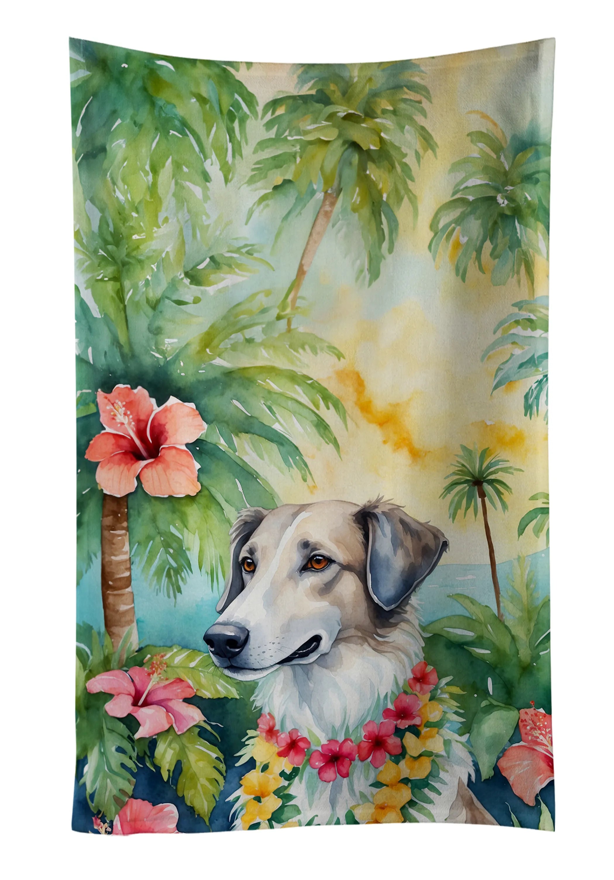 Luau Party Kitchen Towel - Size: 25HX15W | Pack Of: 1 | Collection name: Luau party
