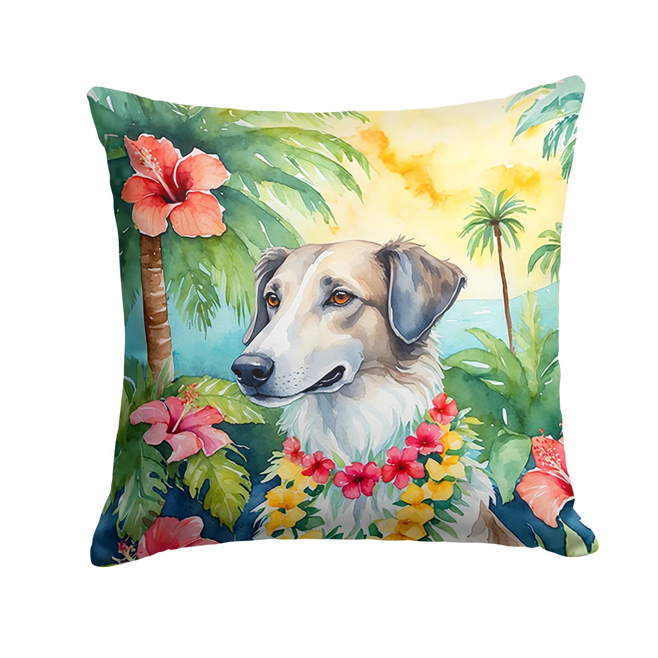 Luau Party Throw Pillow - Size: 14HX14W | Pack Of: 1 | Collection name: Luau party