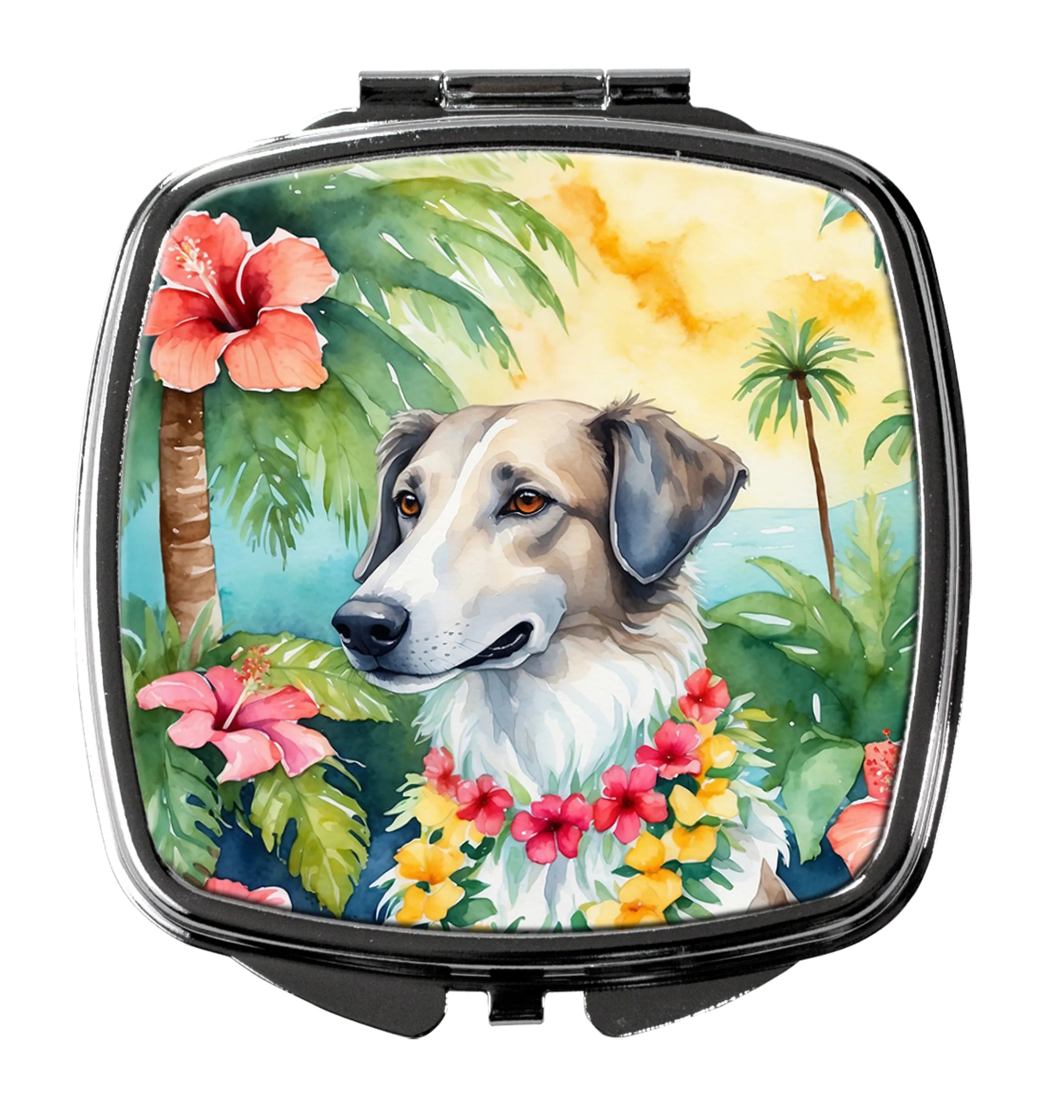 Luau Party Compact Mirror - Pack Of: 1 | Collection name: Luau party
