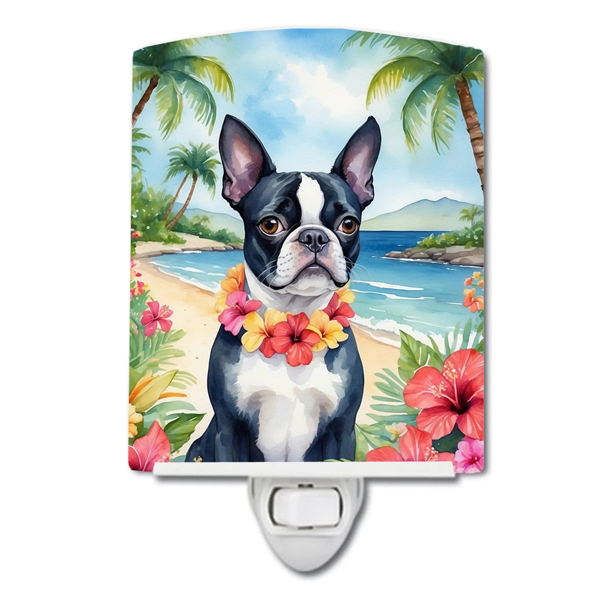 Luau Party Ceramic Night Light - Pack Of: 1 | Collection name: Luau party