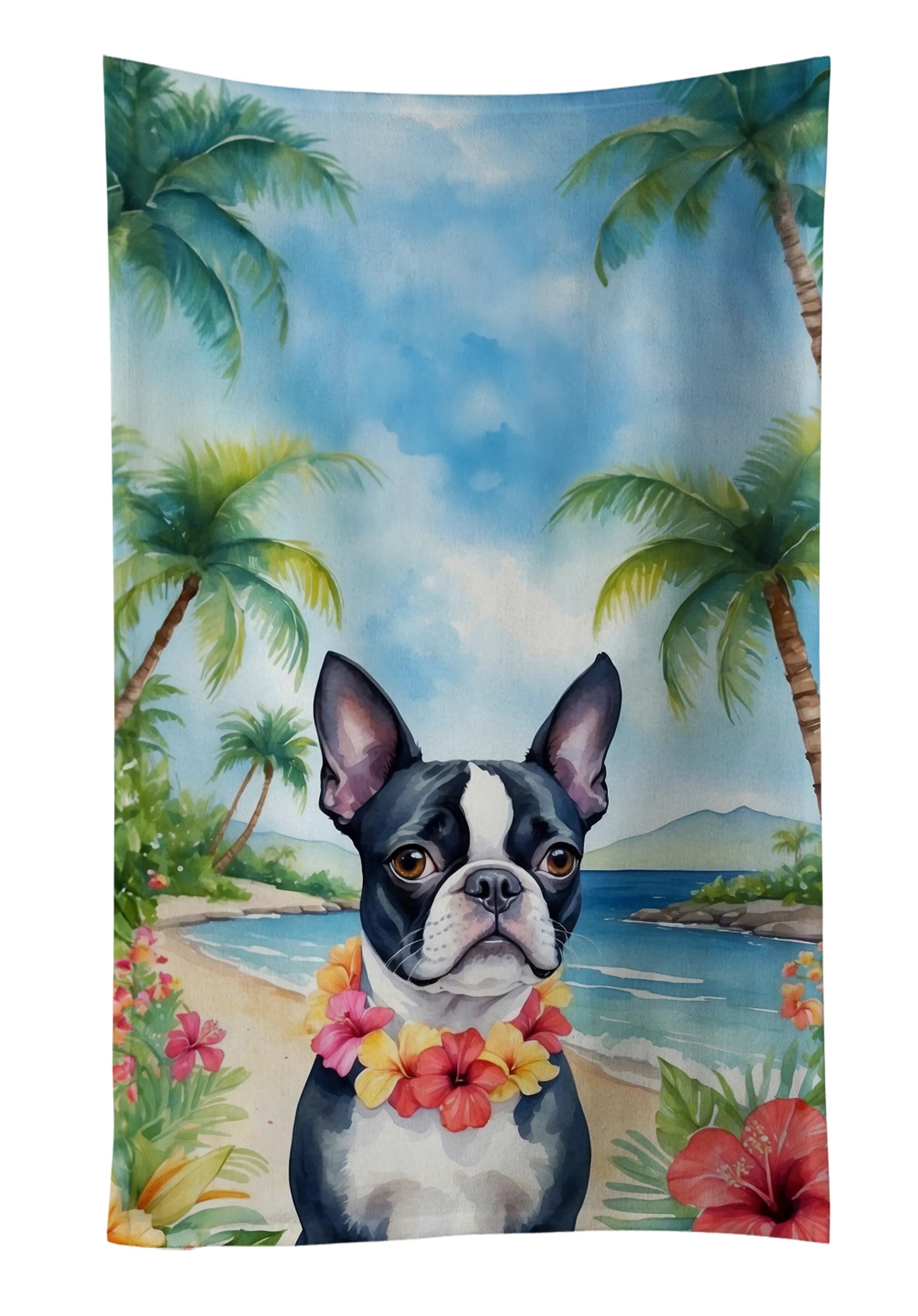 Luau Party Kitchen Towel - Size: 25HX15W | Pack Of: 1 | Collection name: Luau party