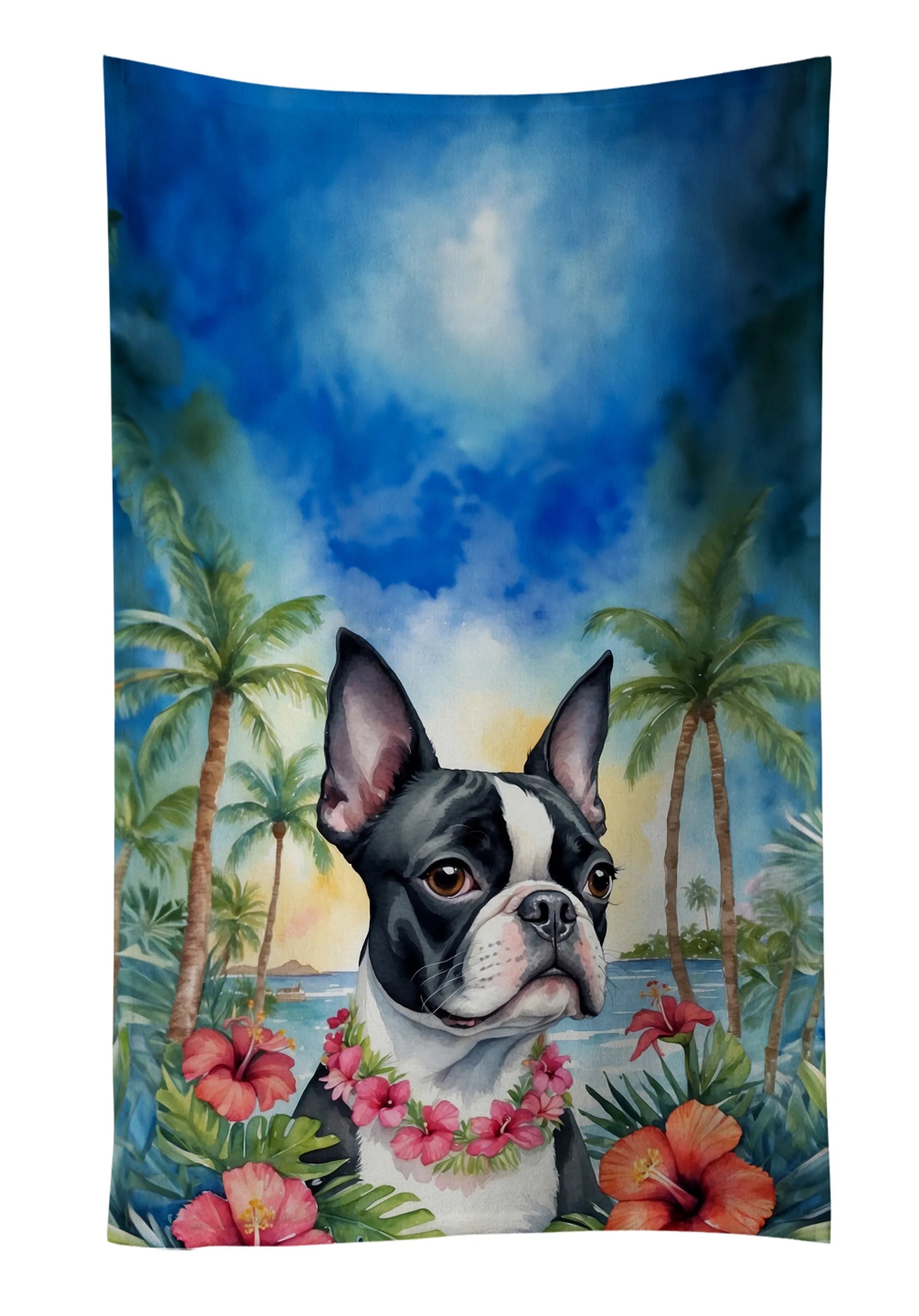 Luau Party Kitchen Towel - Size: 25HX15W | Pack Of: 1 | Collection name: Luau party