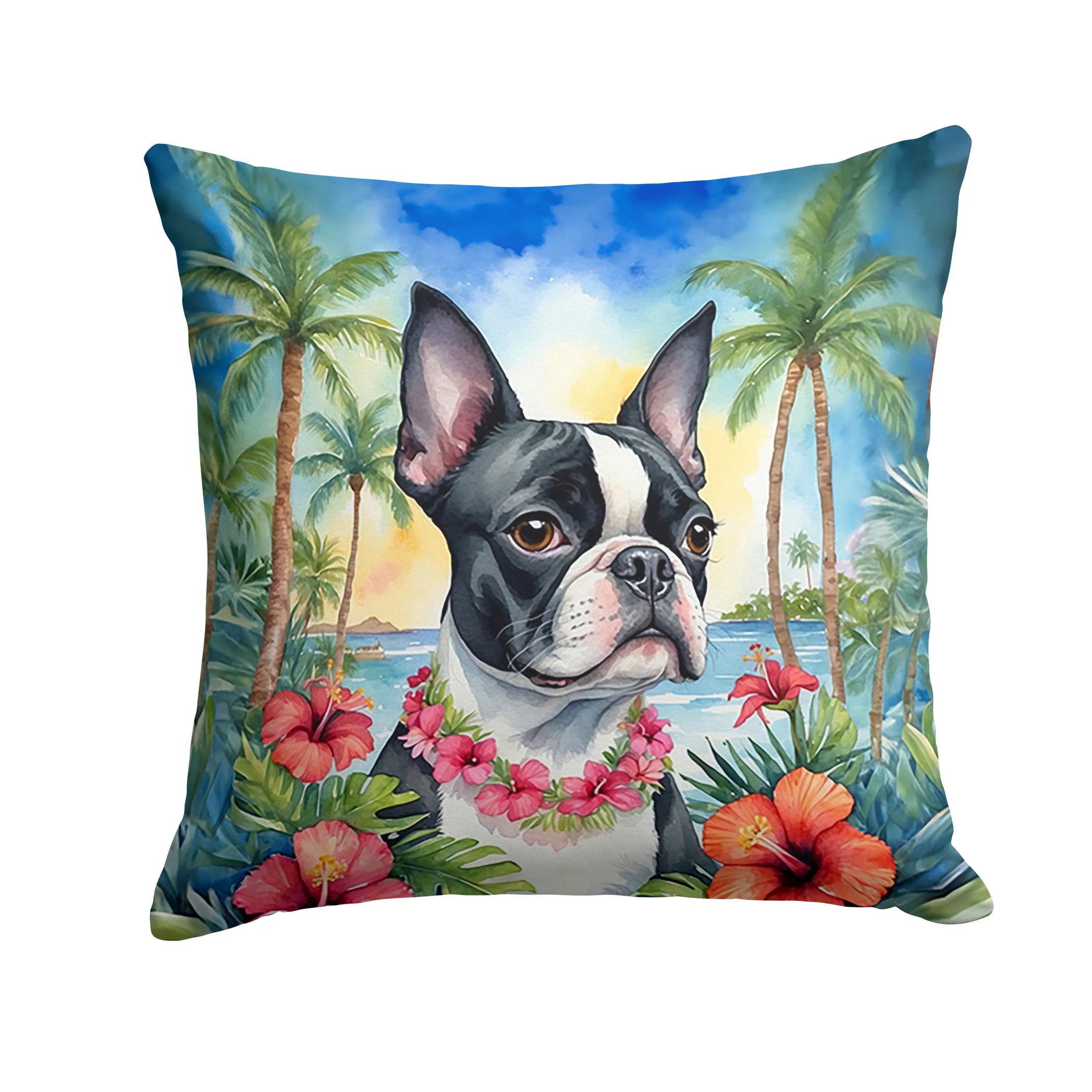 Luau Party Throw Pillow - Size: 14HX14W | Pack Of: 1 | Collection name: Luau party