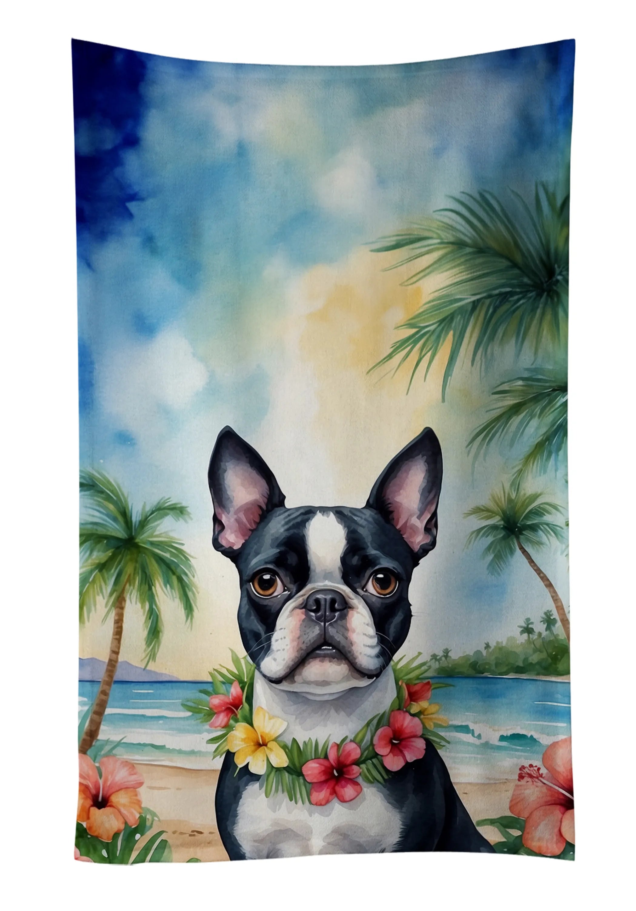 Luau Party Kitchen Towel - Size: 25HX15W | Pack Of: 1 | Collection name: Luau party