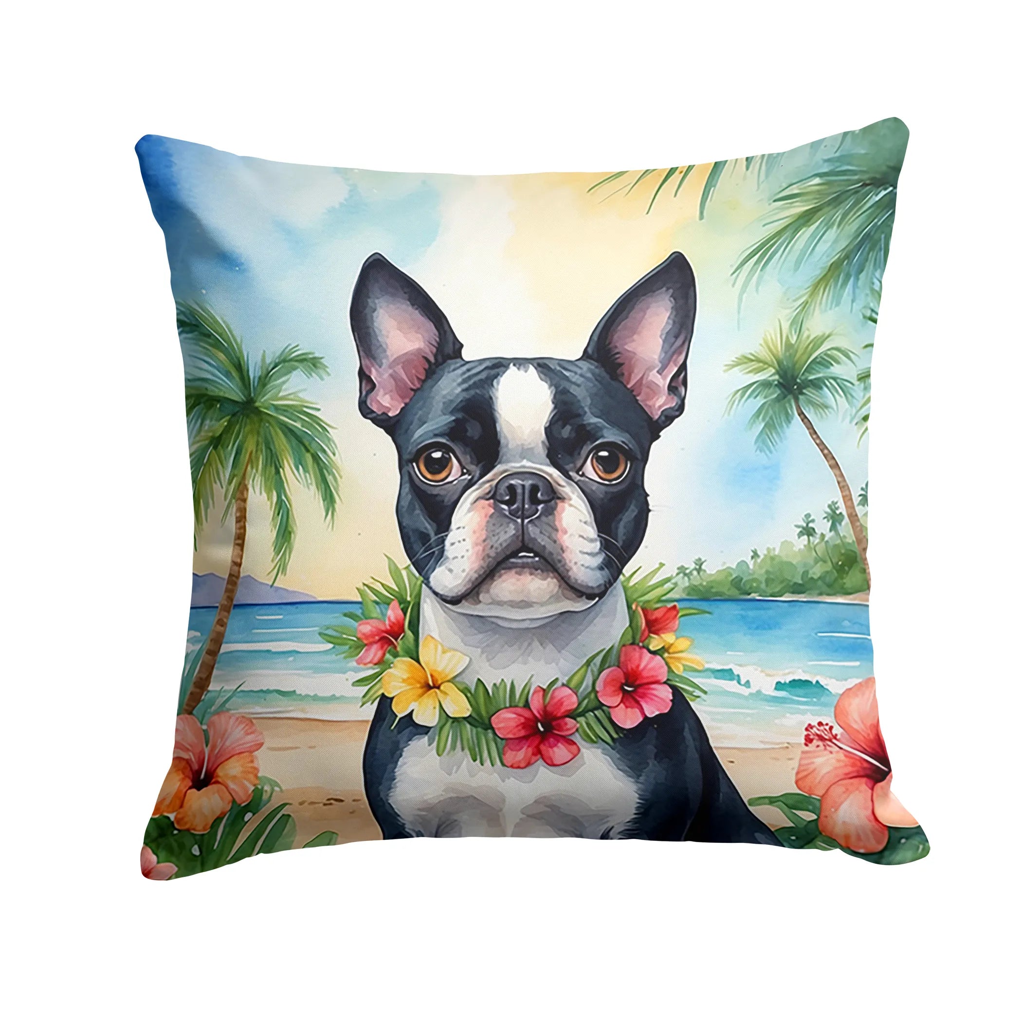 Luau Party Throw Pillow - Size: 14HX14W | Pack Of: 1 | Collection name: Luau party
