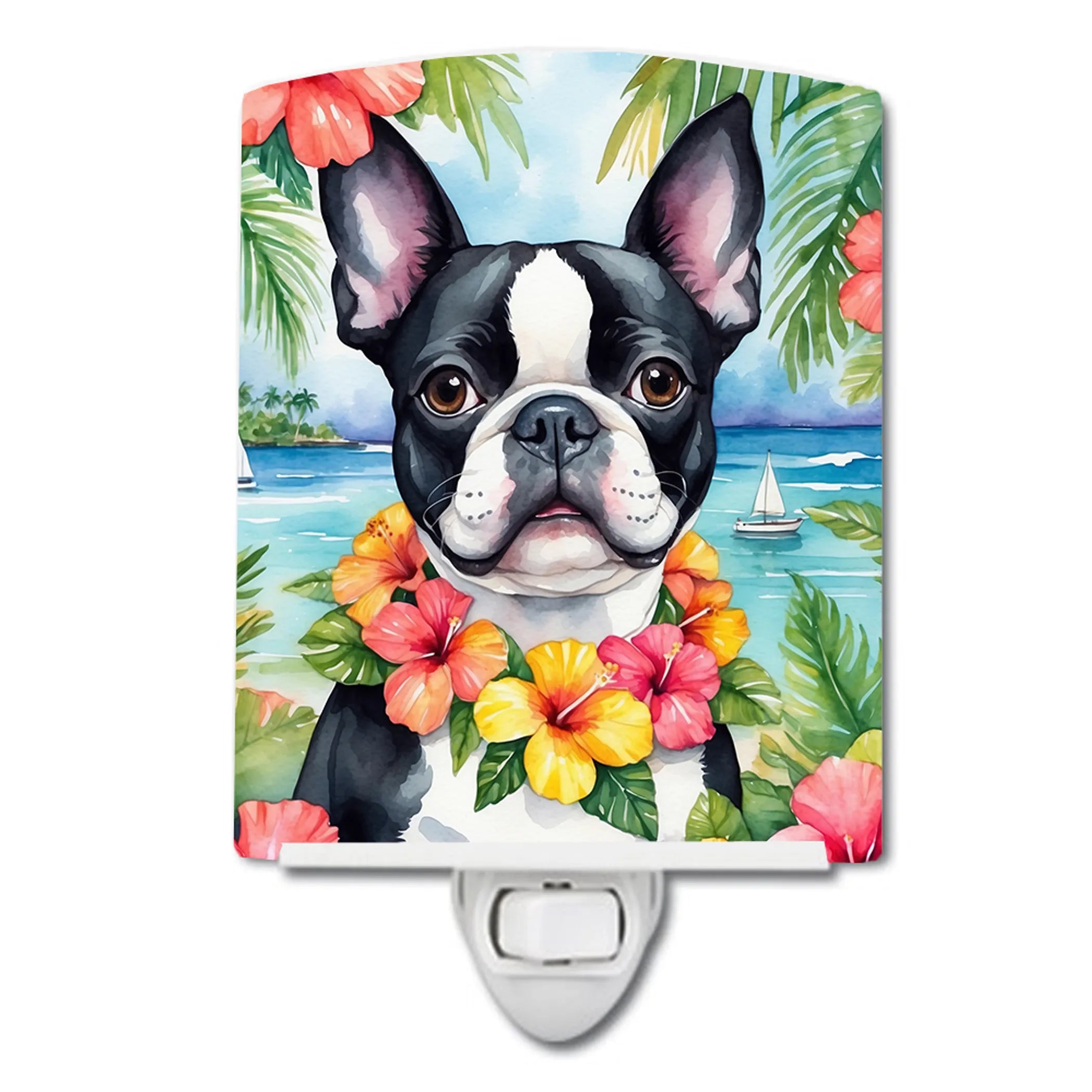 Luau Party Ceramic Night Light - Pack Of: 1 | Collection name: Luau party
