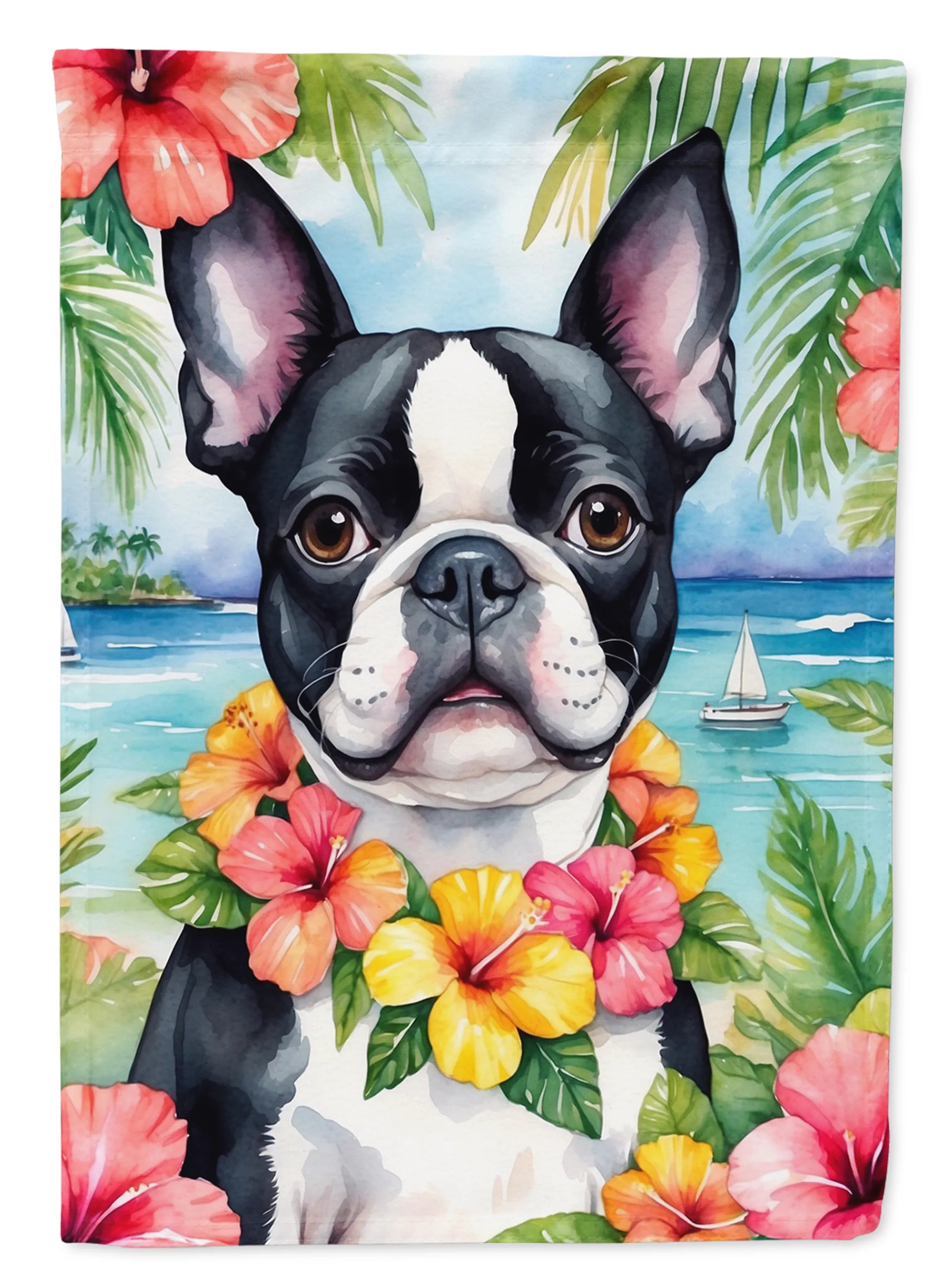 Luau Party Decorative Flag - Size: GARDEN SIZE | Pack Of: 1 | Collection name: Luau party