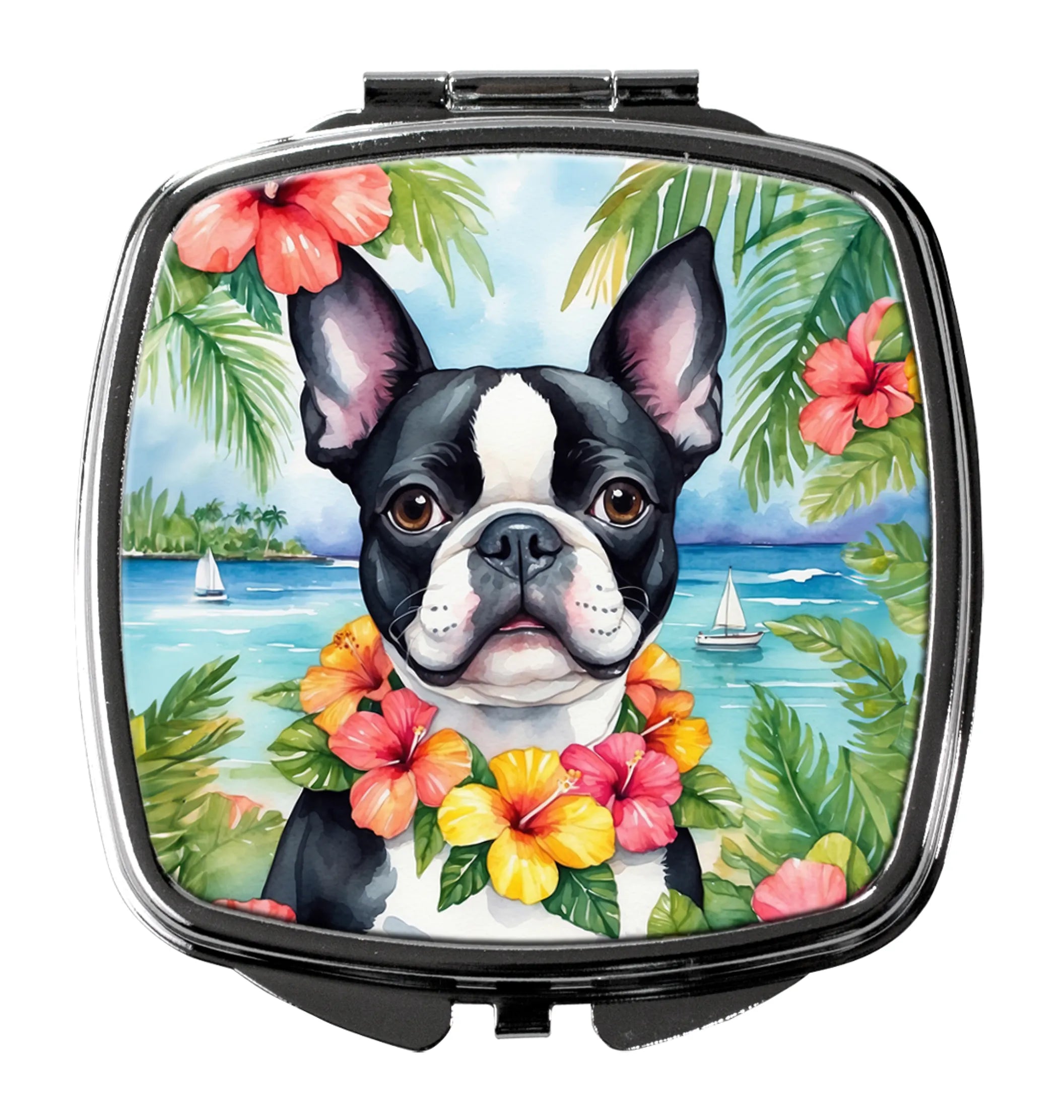Luau Party Compact Mirror - Pack Of: 1 | Collection name: Luau party