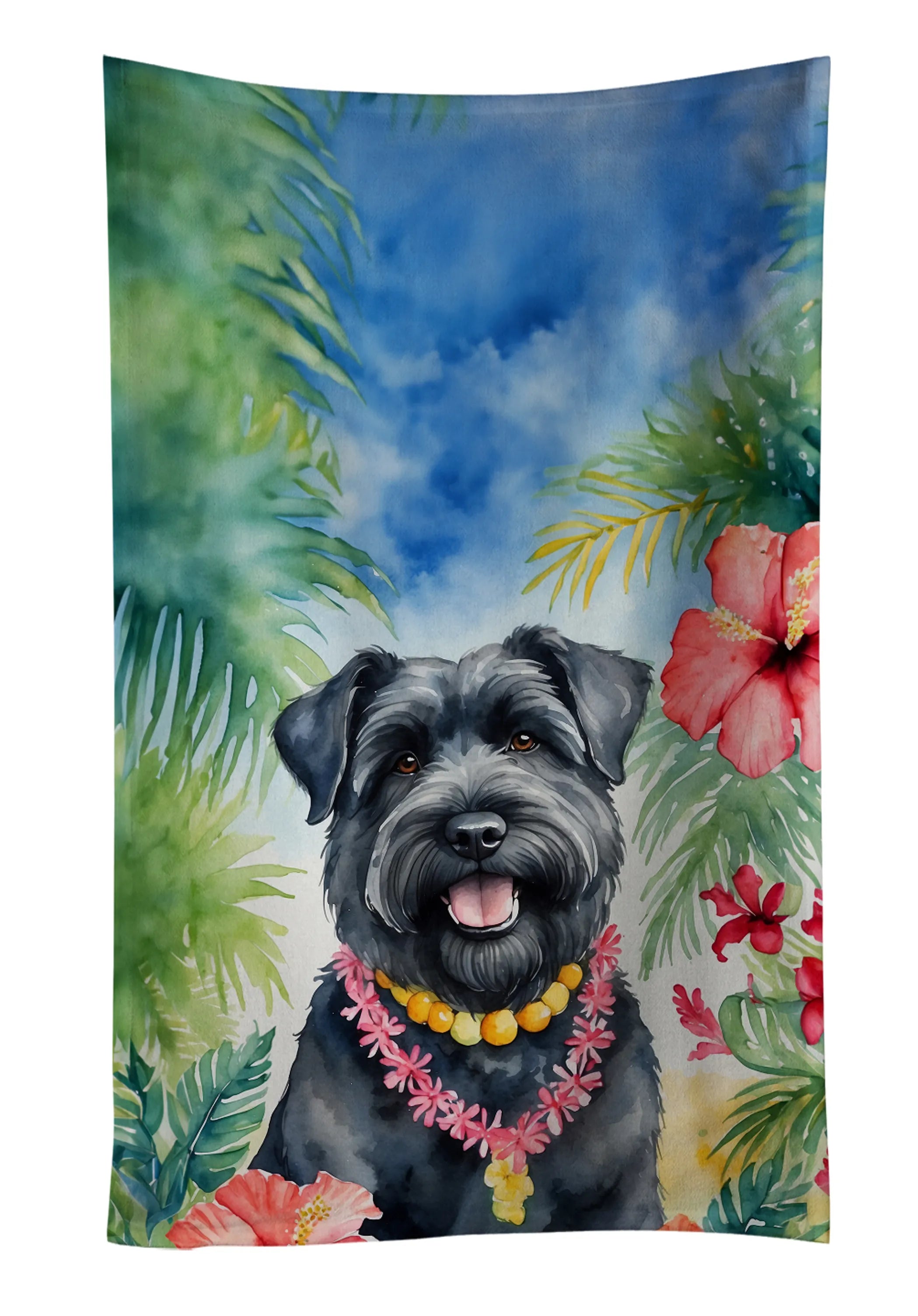 Luau Party Kitchen Towel - Size: 25HX15W | Pack Of: 1 | Collection name: Luau party
