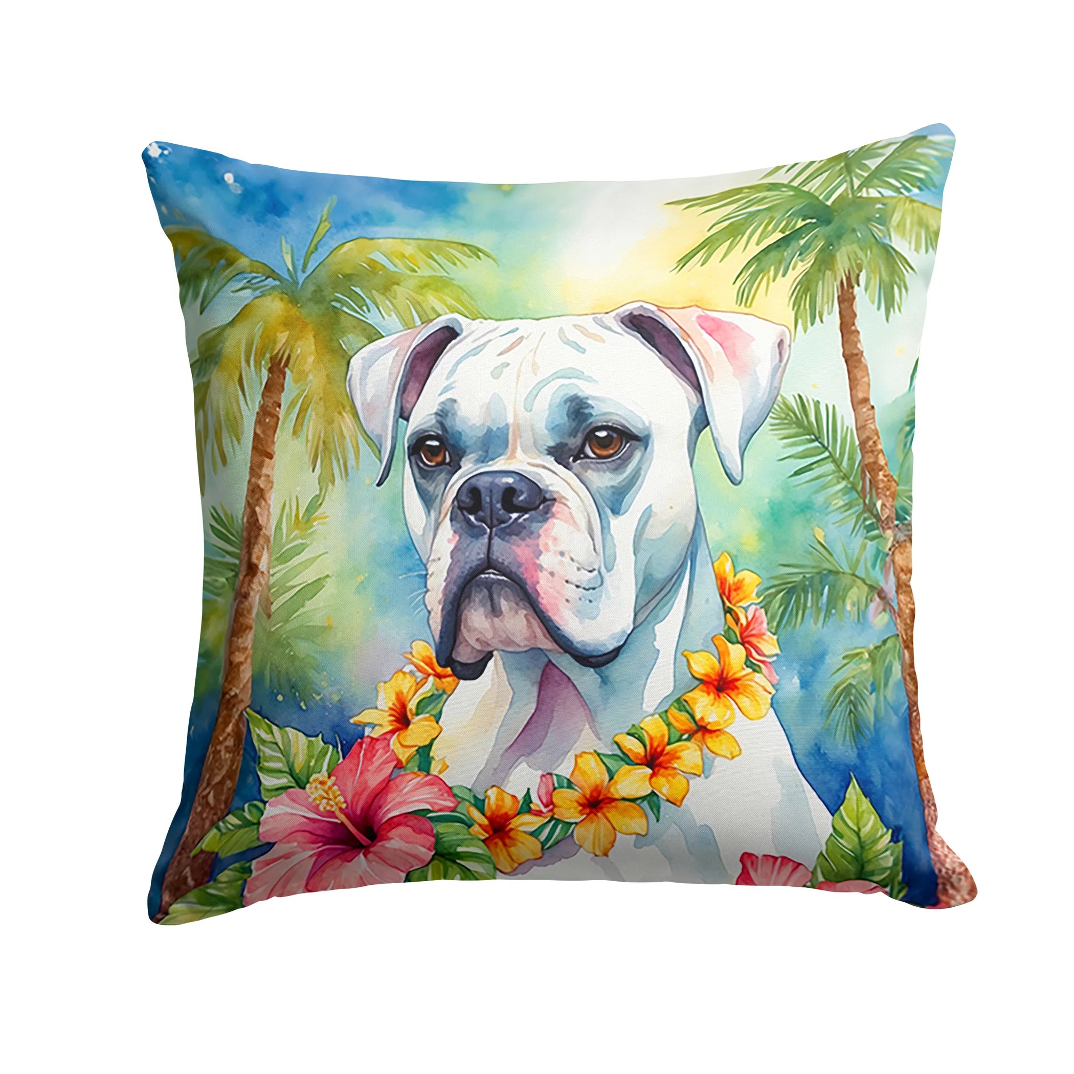 Luau Party Throw Pillow - Size: 14HX14W | Pack Of: 1 | Collection name: Luau party