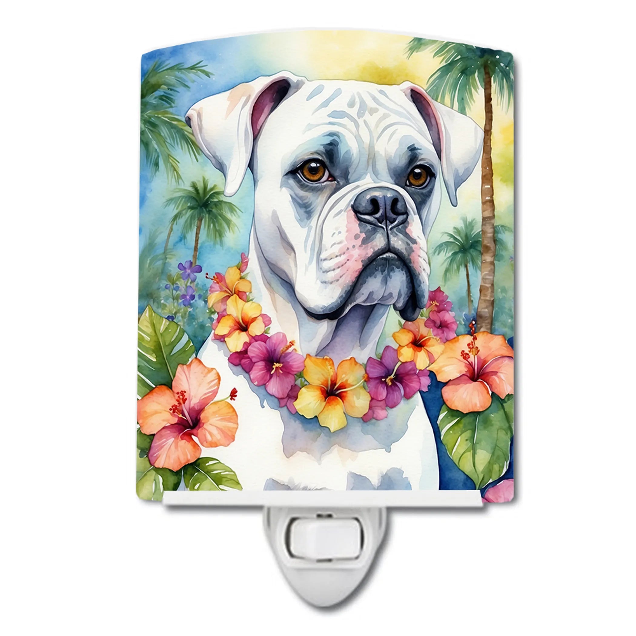 Luau Party Ceramic Night Light - Pack Of: 1 | Collection name: Luau party