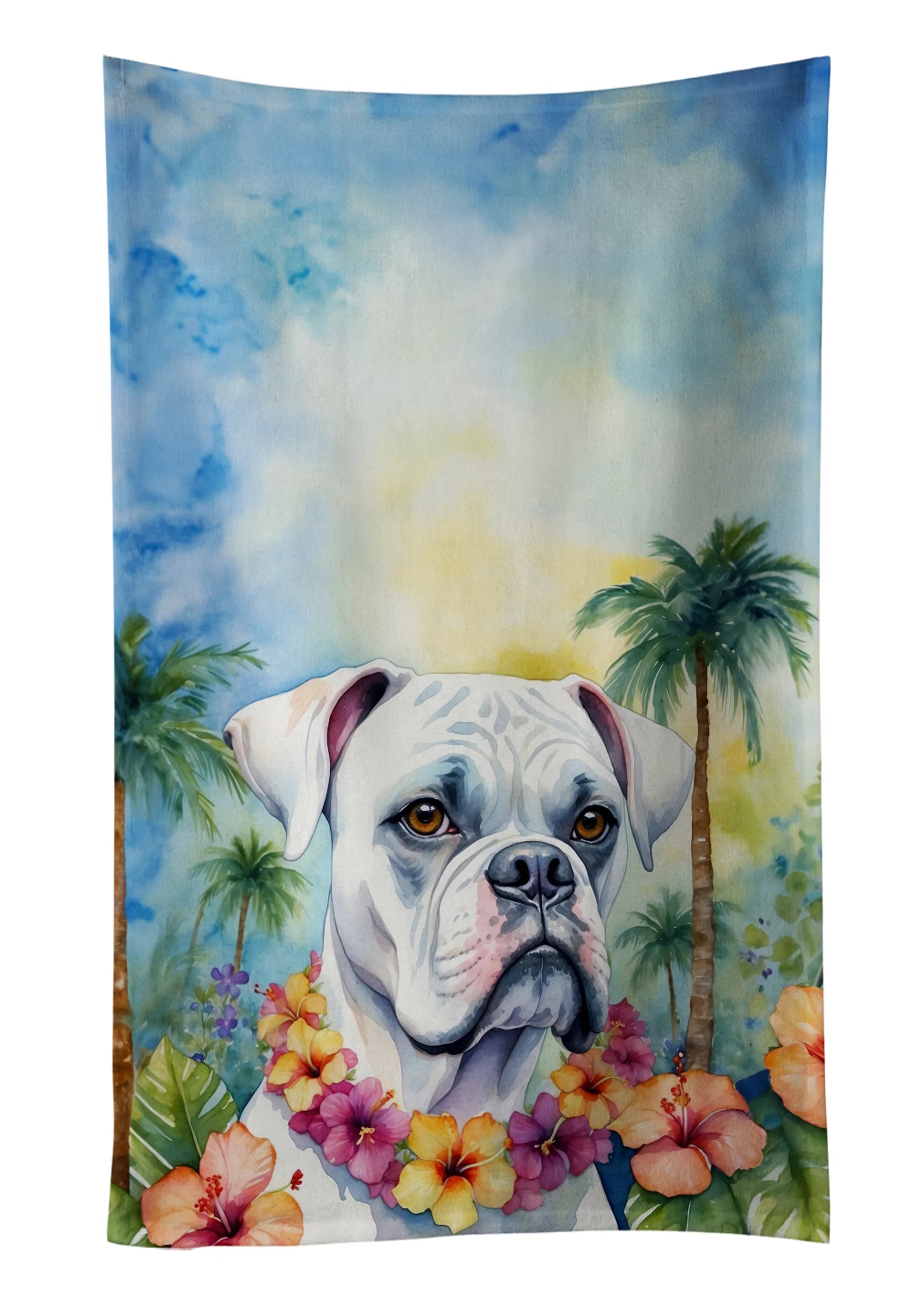 Luau Party Kitchen Towel - Size: 25HX15W | Pack Of: 1 | Collection name: Luau party