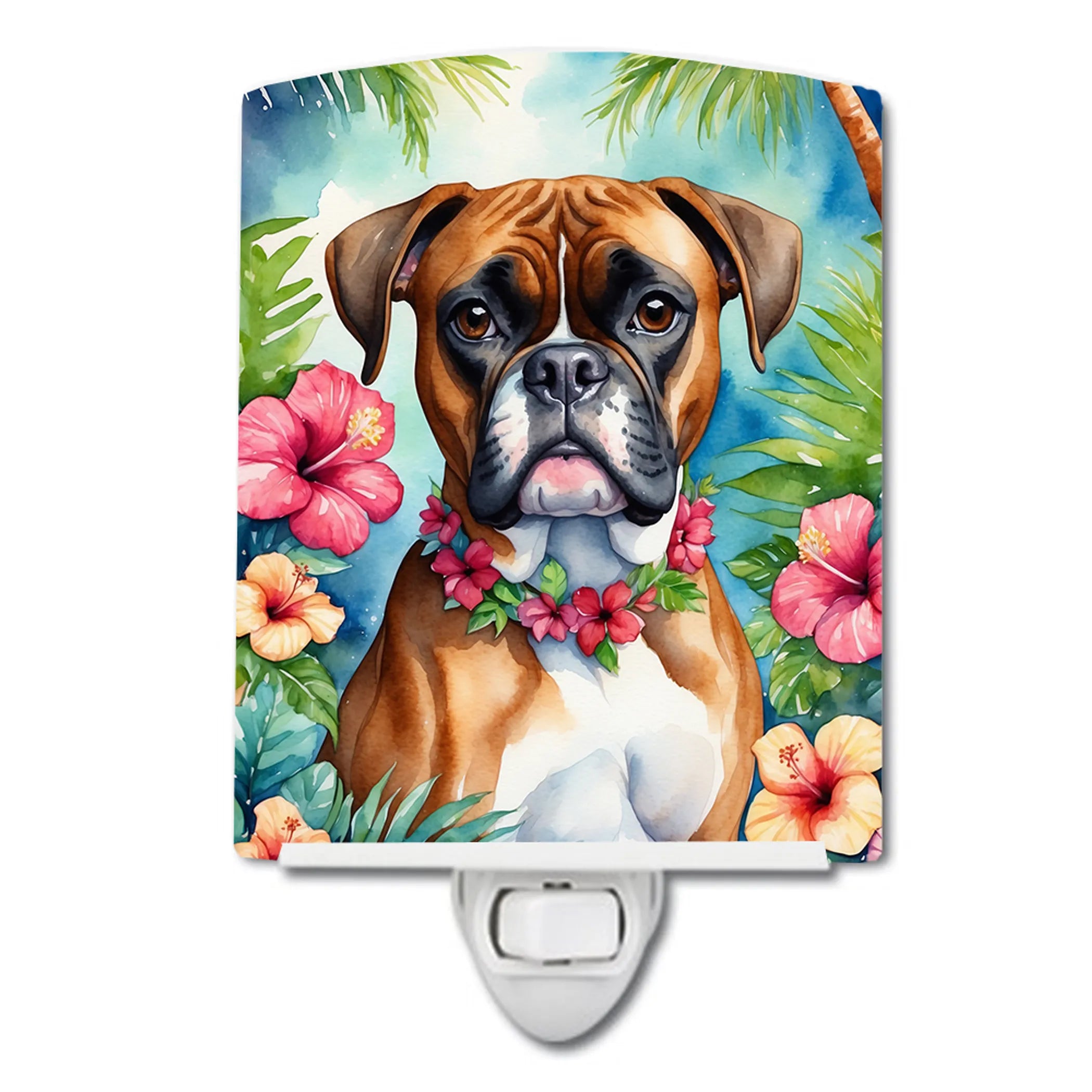 Luau Party Ceramic Night Light - Pack Of: 1 | Collection name: Luau party