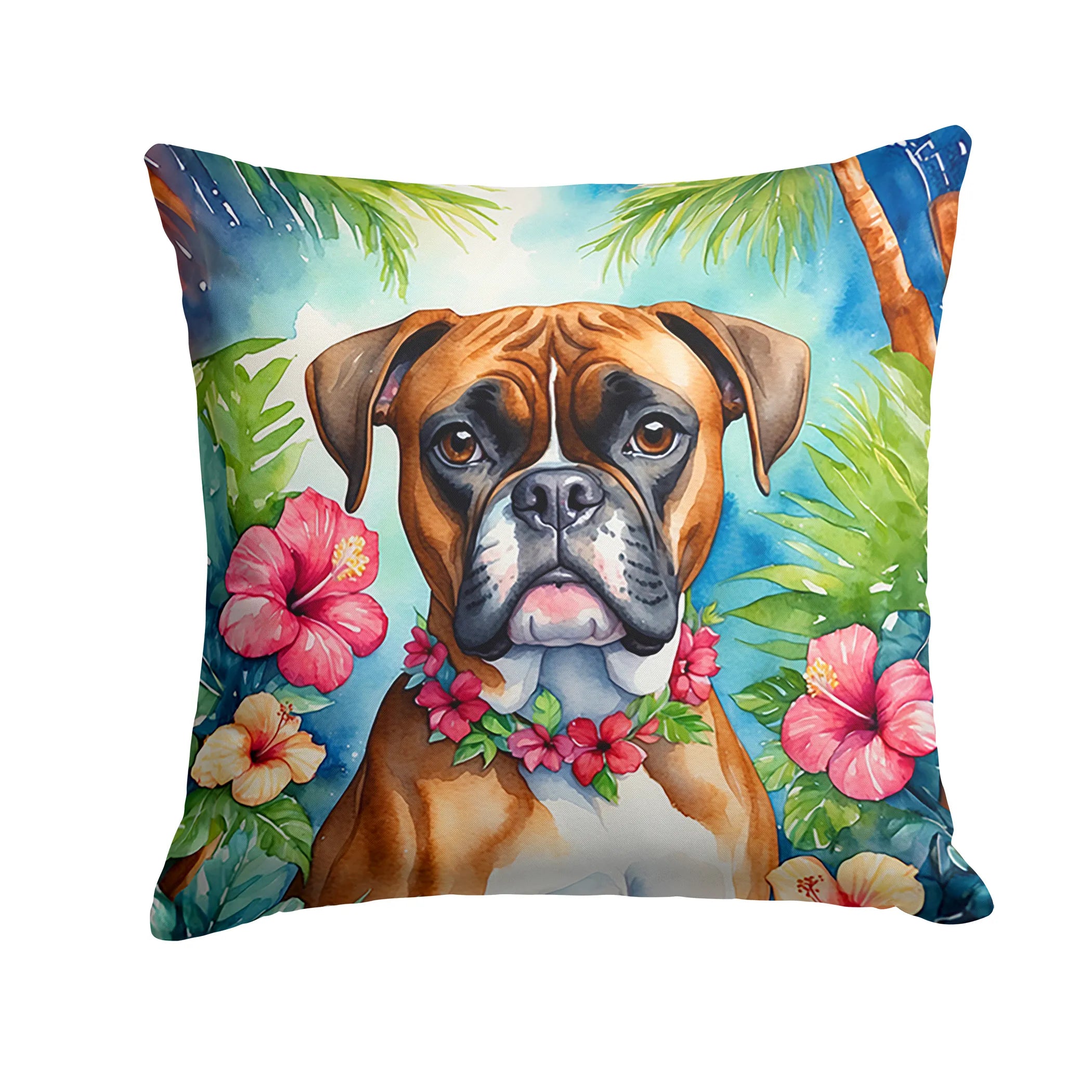 Luau Party Throw Pillow - Size: 14HX14W | Pack Of: 1 | Collection name: Luau party