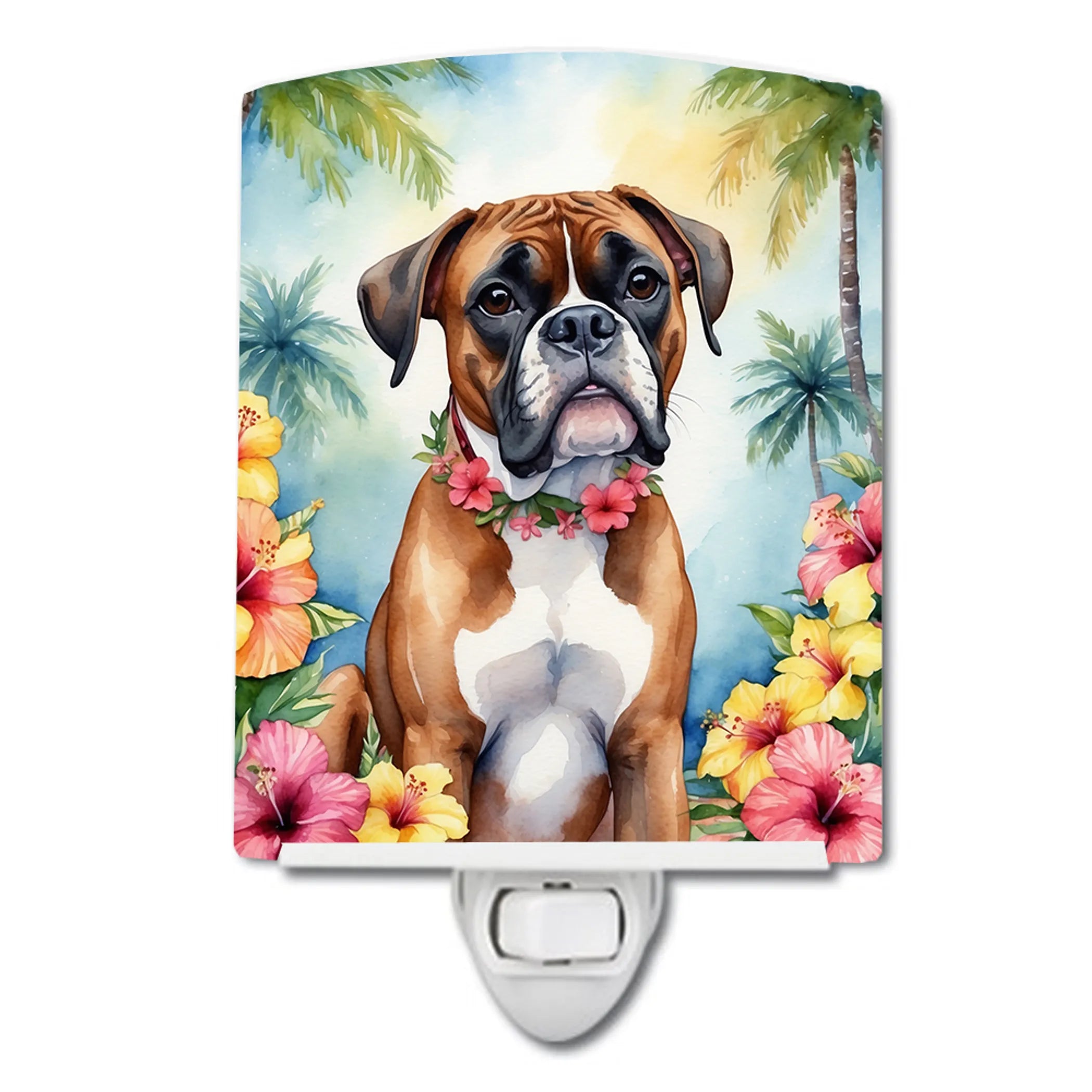 Luau Party Ceramic Night Light - Pack Of: 1 | Collection name: Luau party