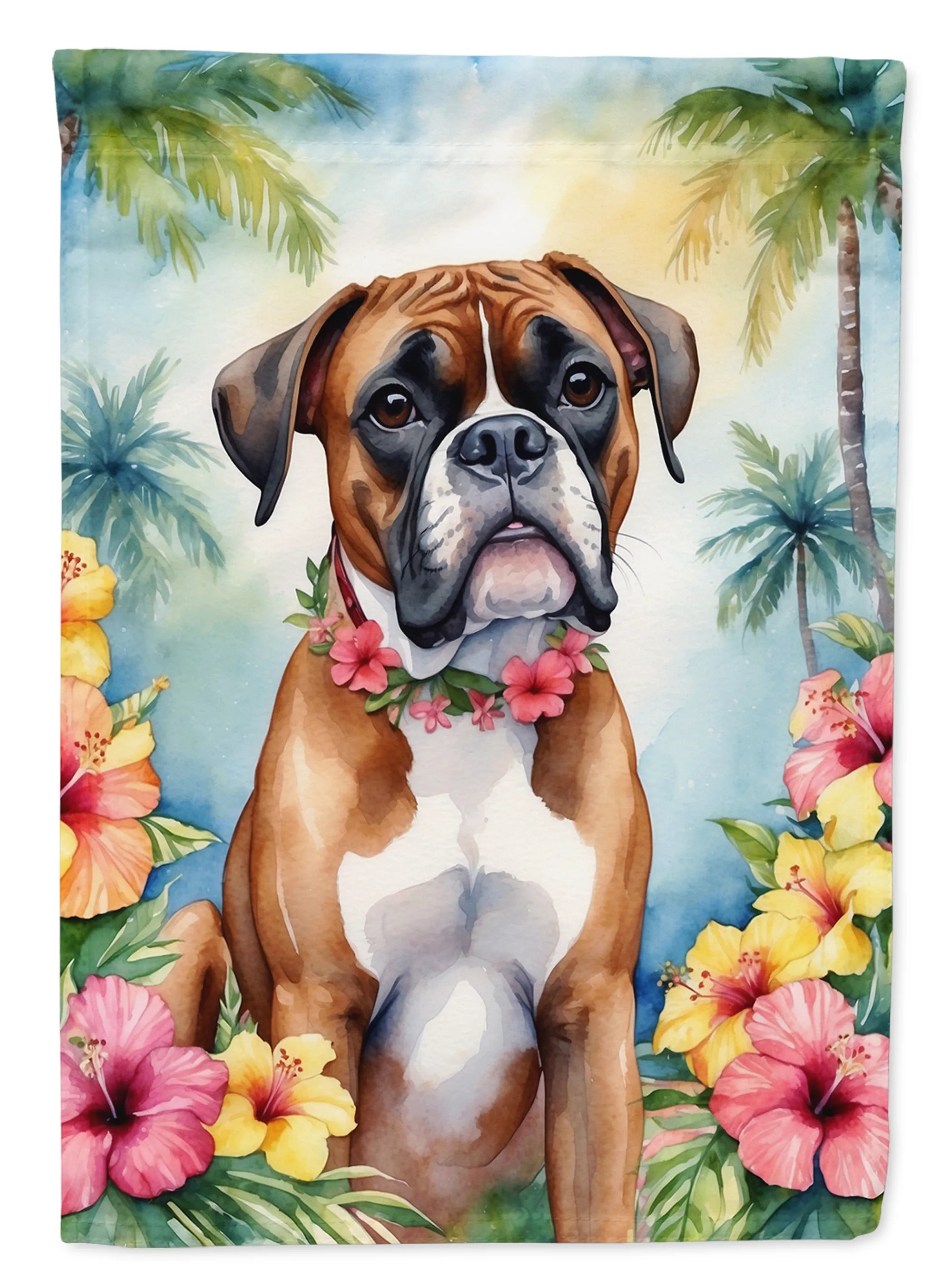 Luau Party Decorative Flag - Size: GARDEN SIZE | Pack Of: 1 | Collection name: Luau party