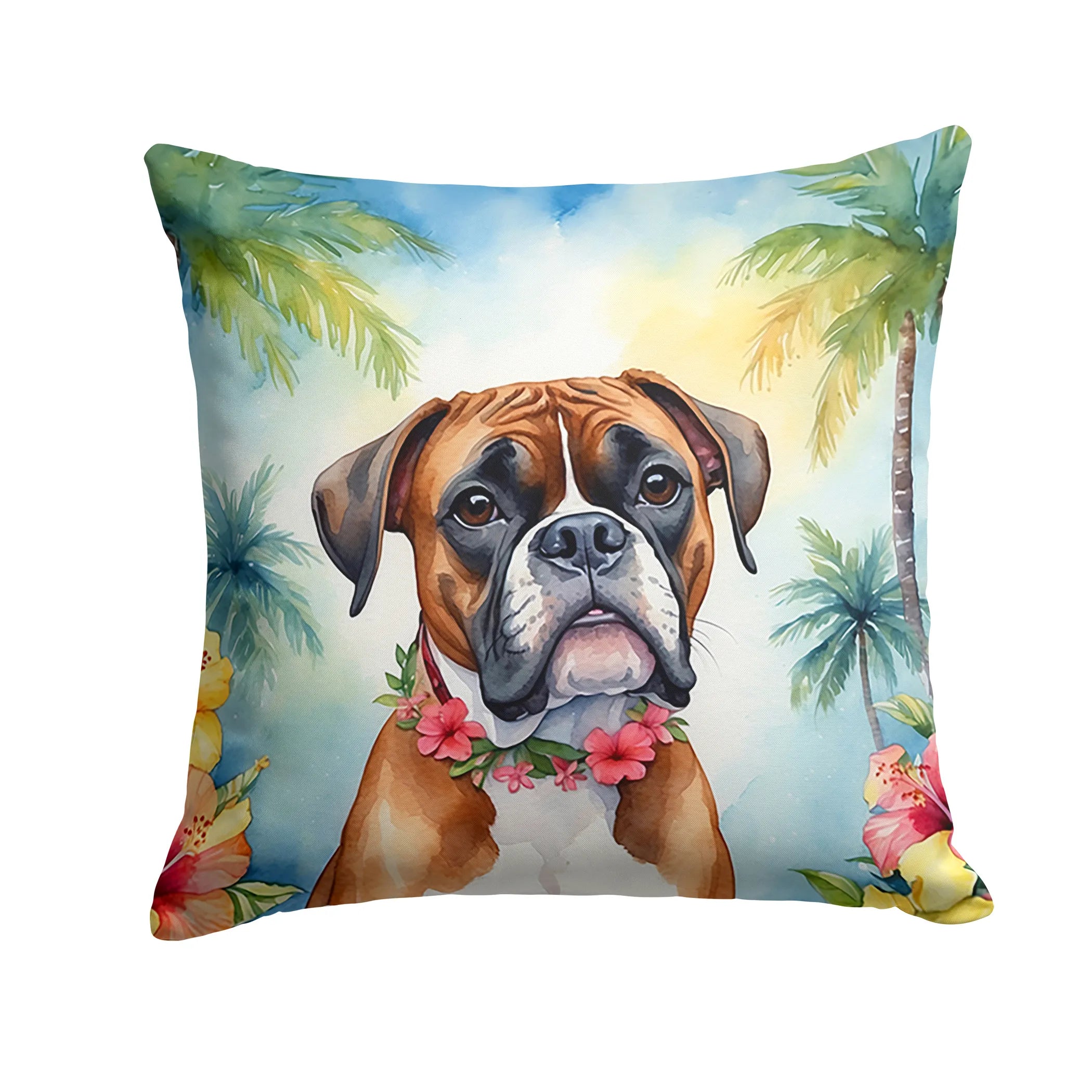 Luau Party Throw Pillow - Size: 14HX14W | Pack Of: 1 | Collection name: Luau party