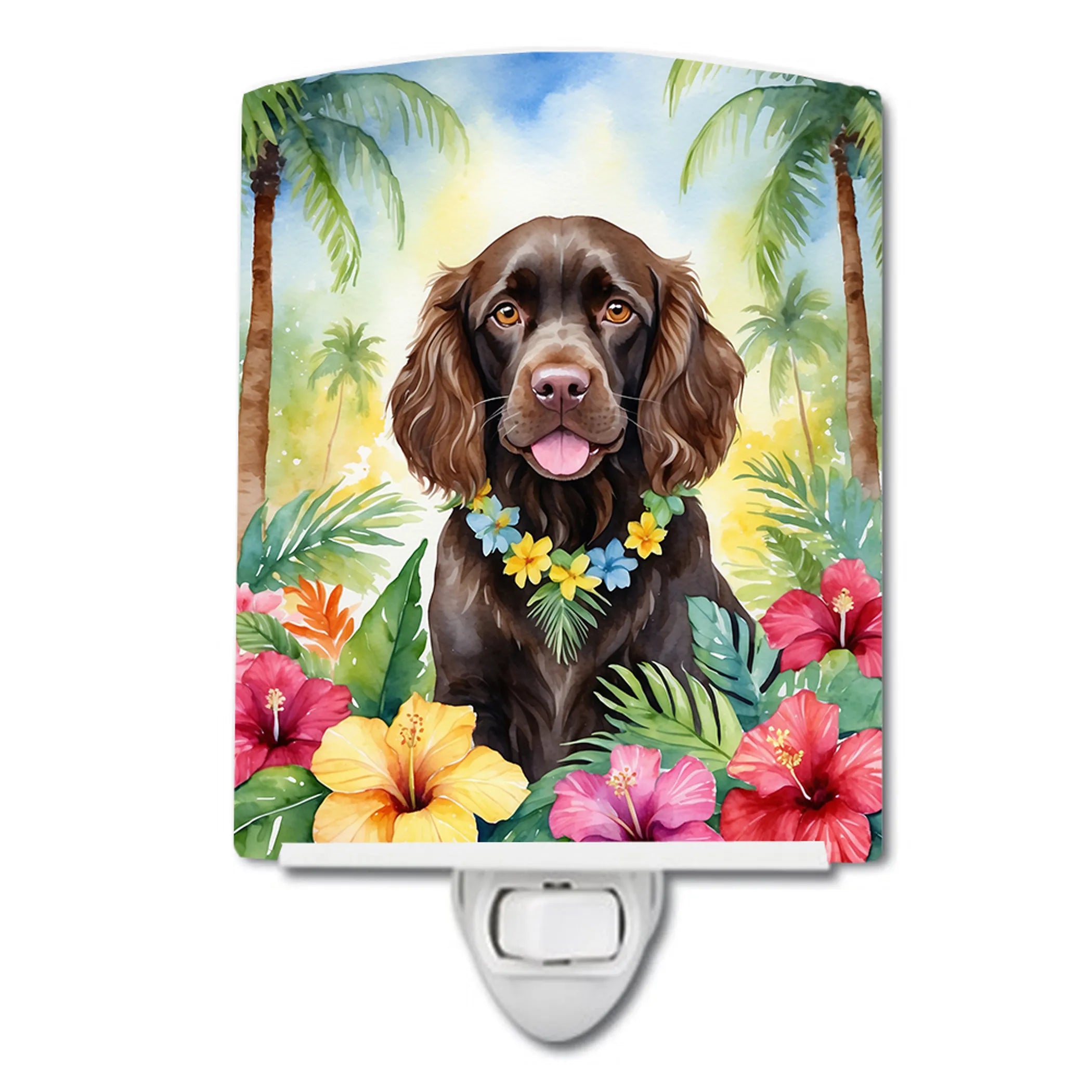 Luau Party Ceramic Night Light - Pack Of: 1 | Collection name: Luau party