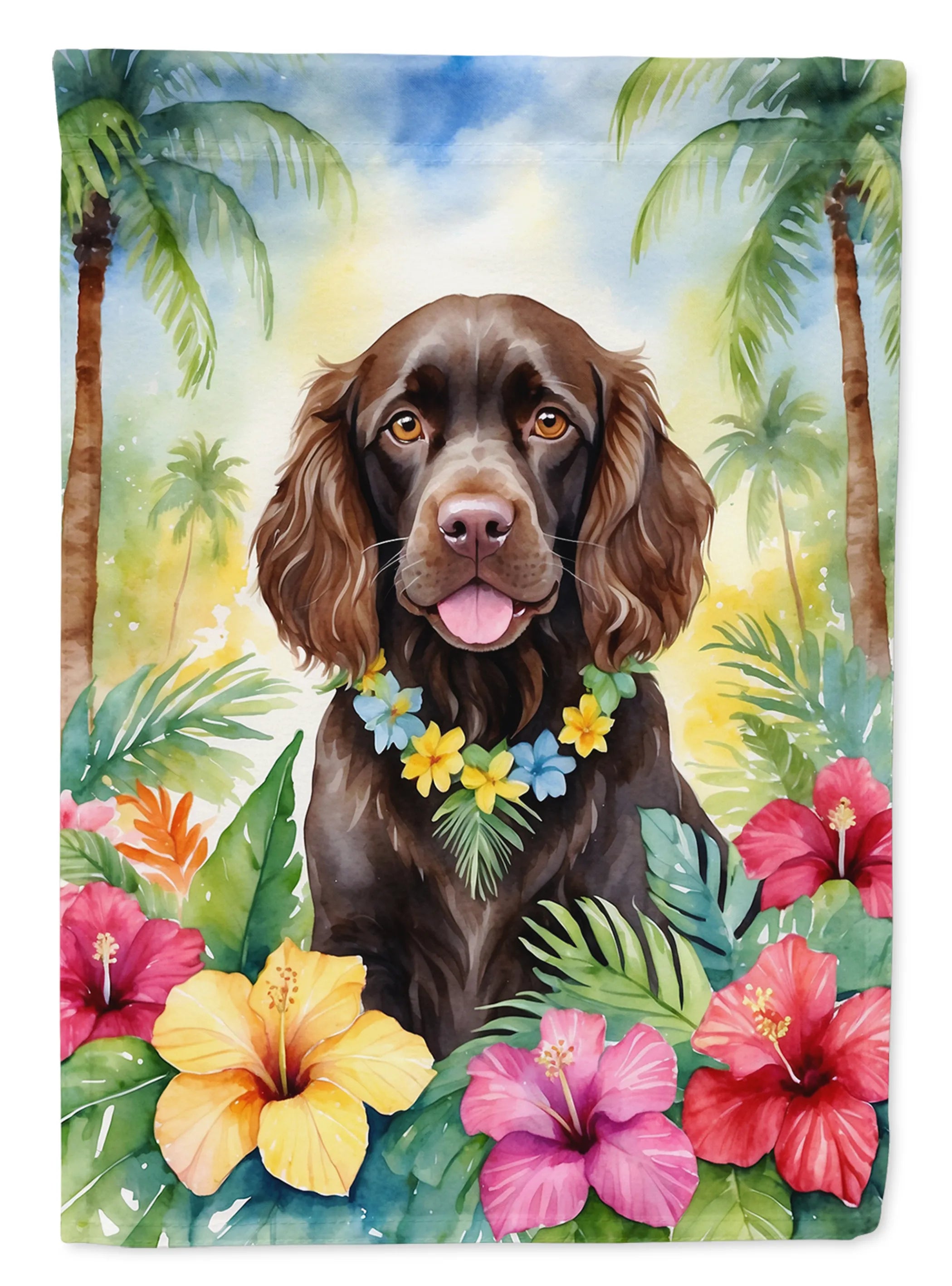 Luau Party Decorative Flag - Size: GARDEN SIZE | Pack Of: 1 | Collection name: Luau party