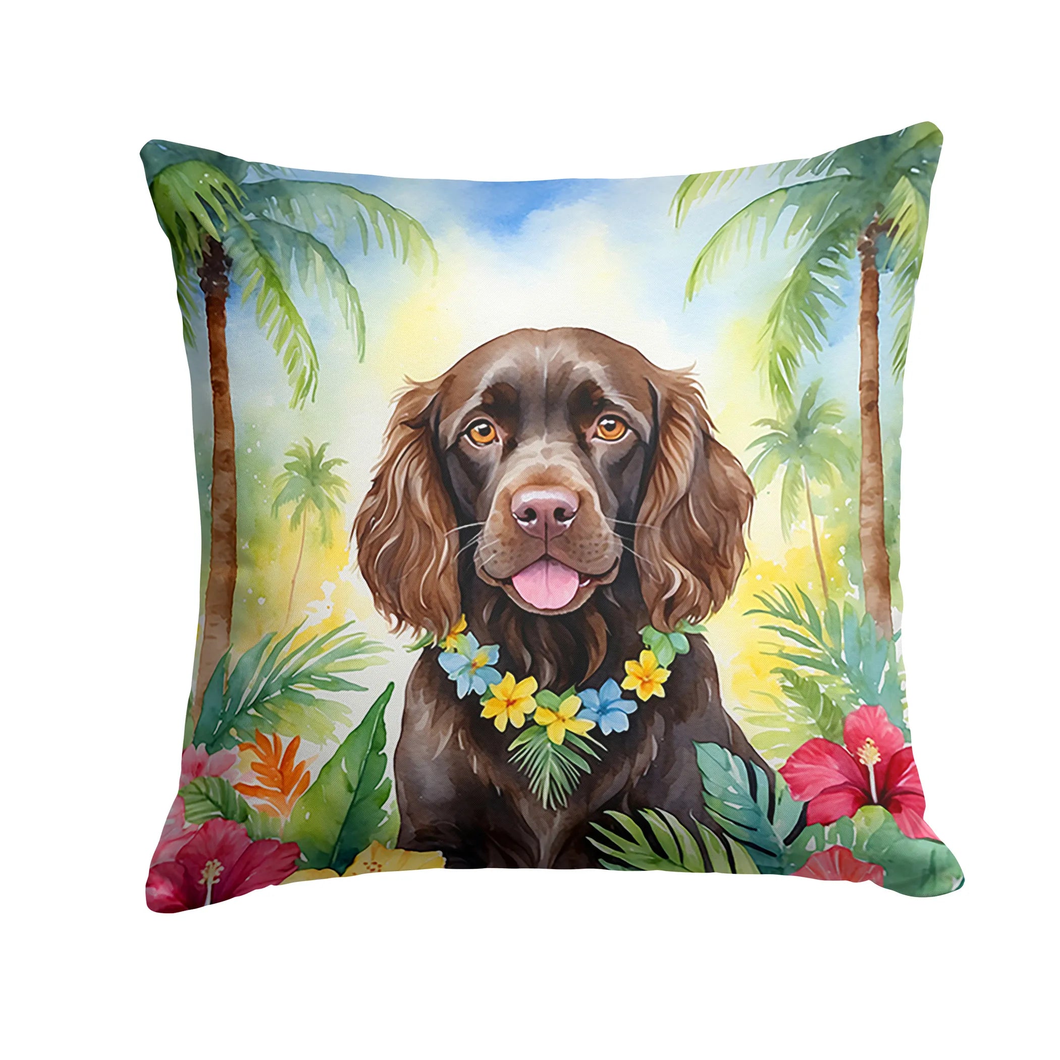 Luau Party Throw Pillow - Size: 14HX14W | Pack Of: 1 | Collection name: Luau party