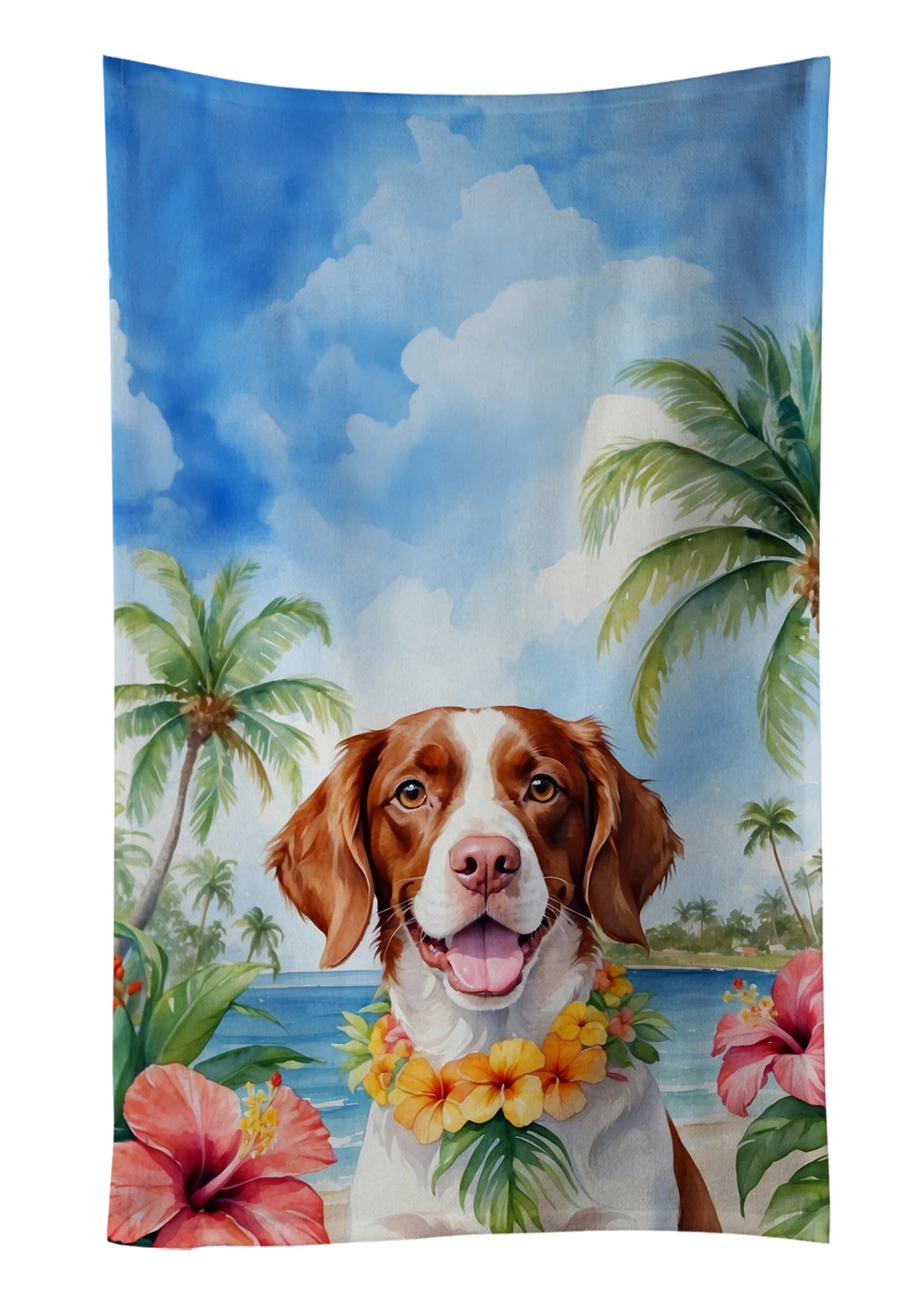 Luau Party Kitchen Towel - Size: 25HX15W | Pack Of: 1 | Collection name: Luau party