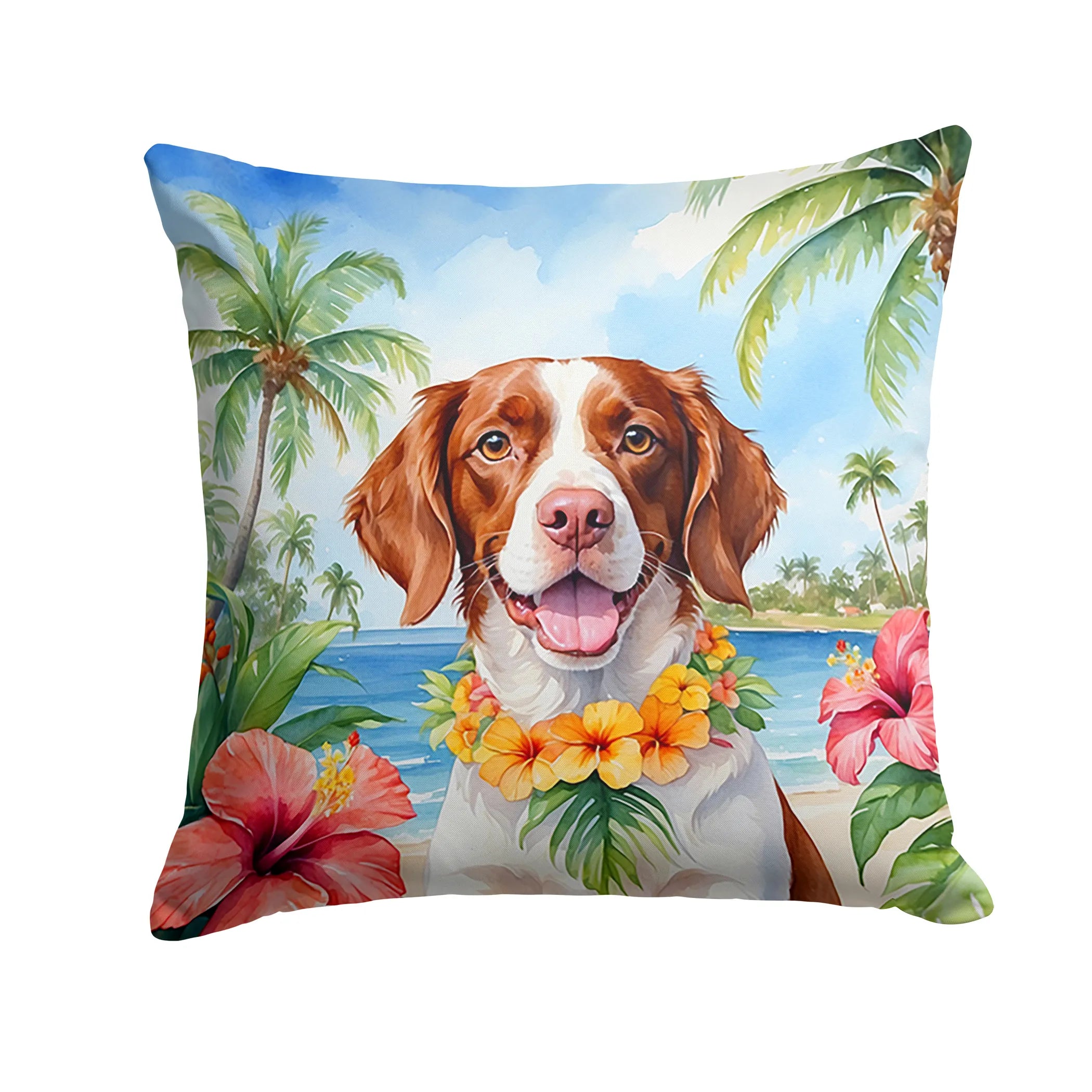 Luau Party Throw Pillow - Size: 14HX14W | Pack Of: 1 | Collection name: Luau party