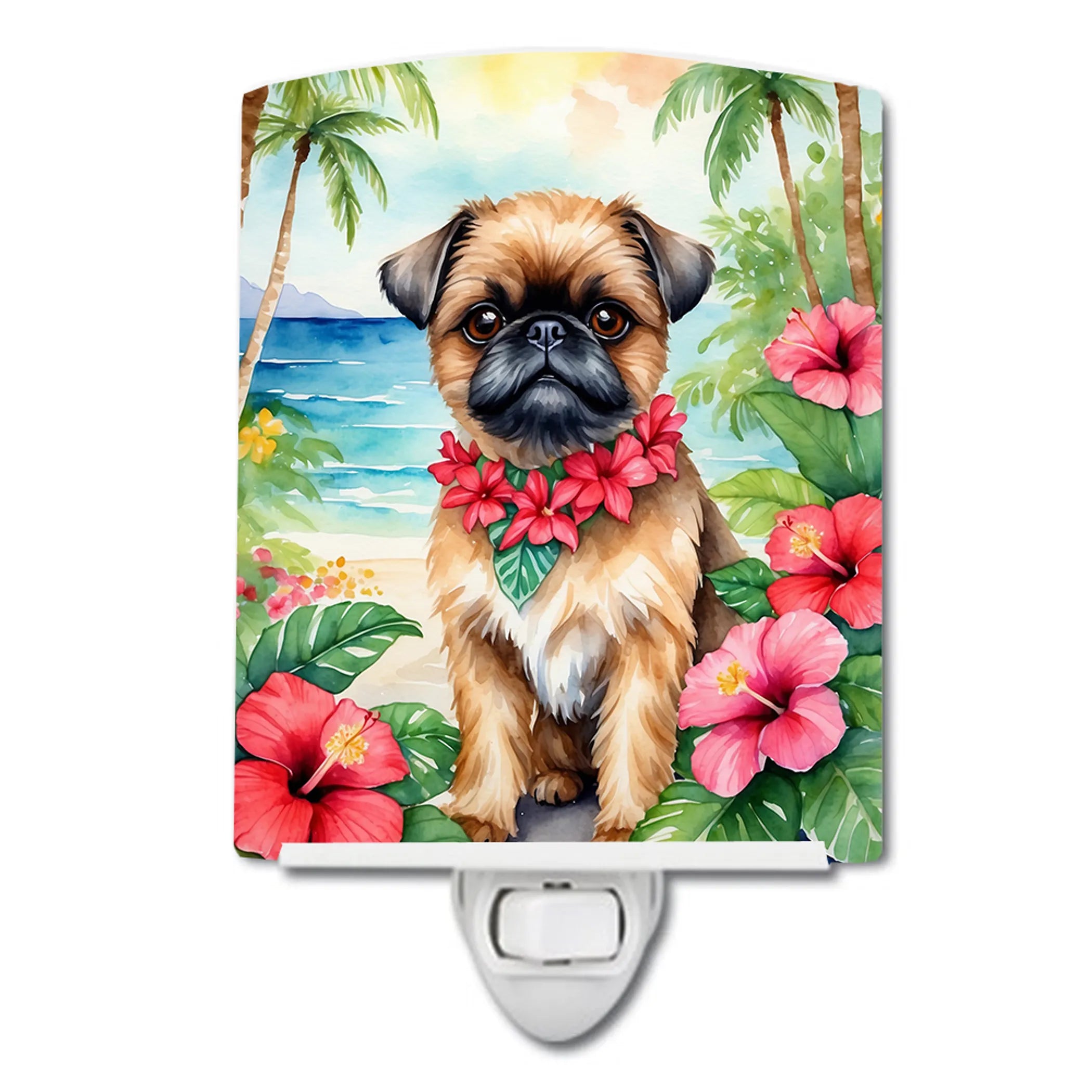 Luau Party Ceramic Night Light - Pack Of: 1 | Collection name: Luau party