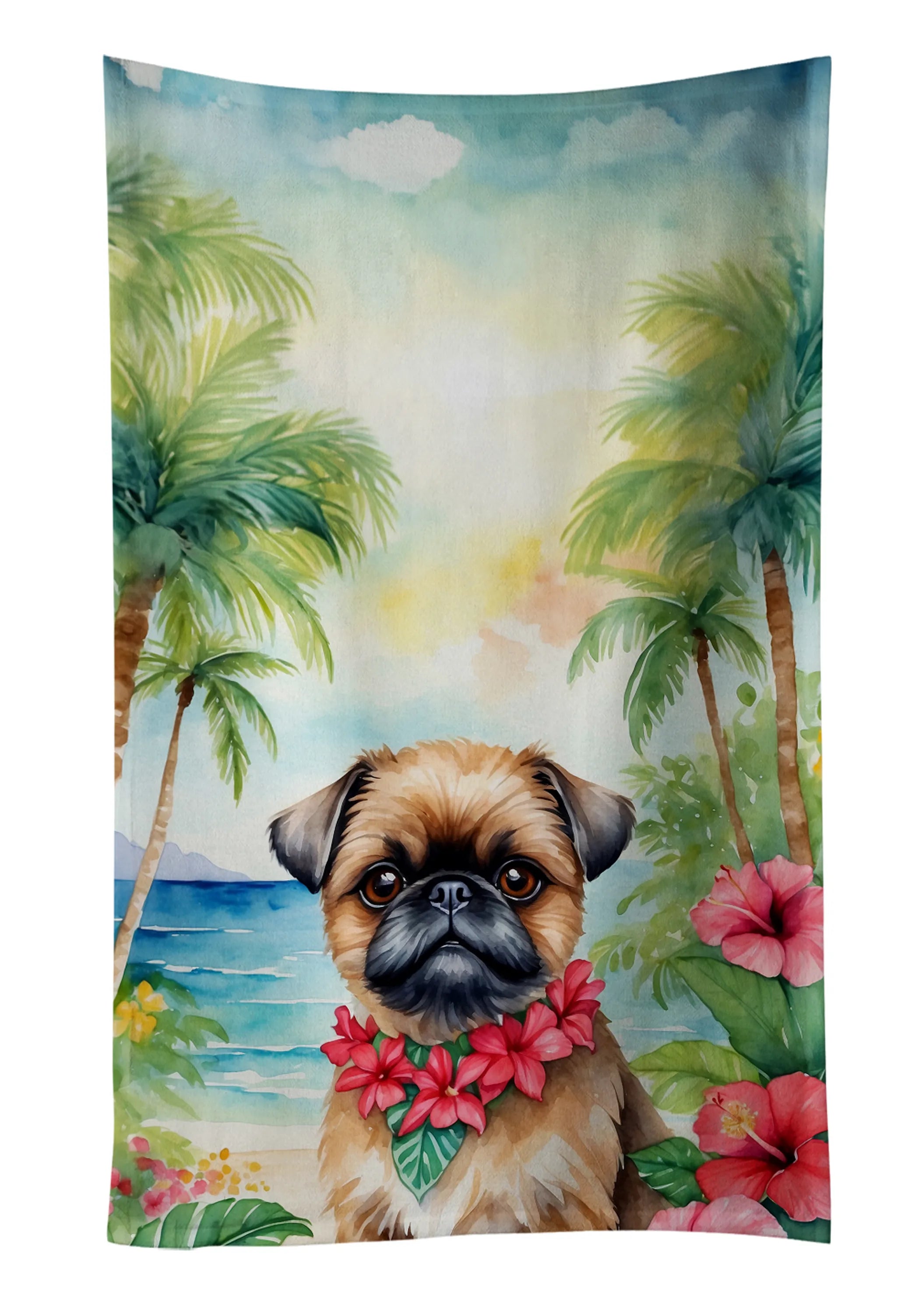 Luau Party Kitchen Towel - Size: 25HX15W | Pack Of: 1 | Collection name: Luau party