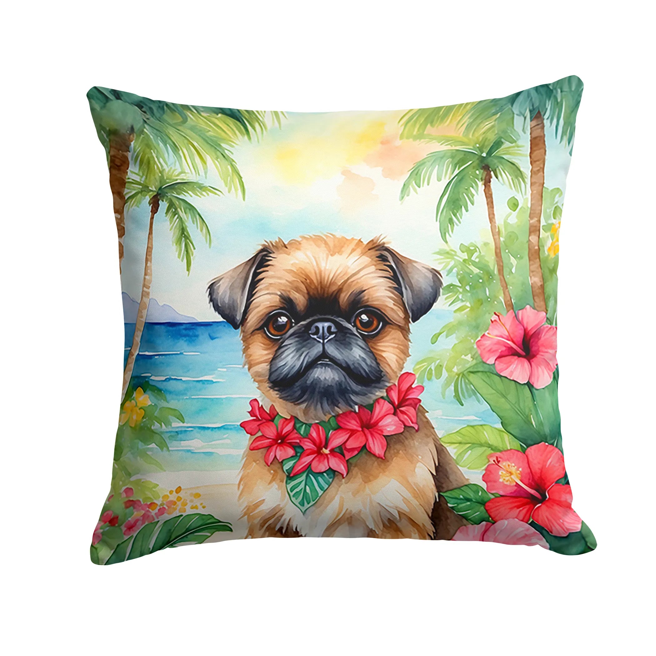Luau Party Throw Pillow - Size: 14HX14W | Pack Of: 1 | Collection name: Luau party