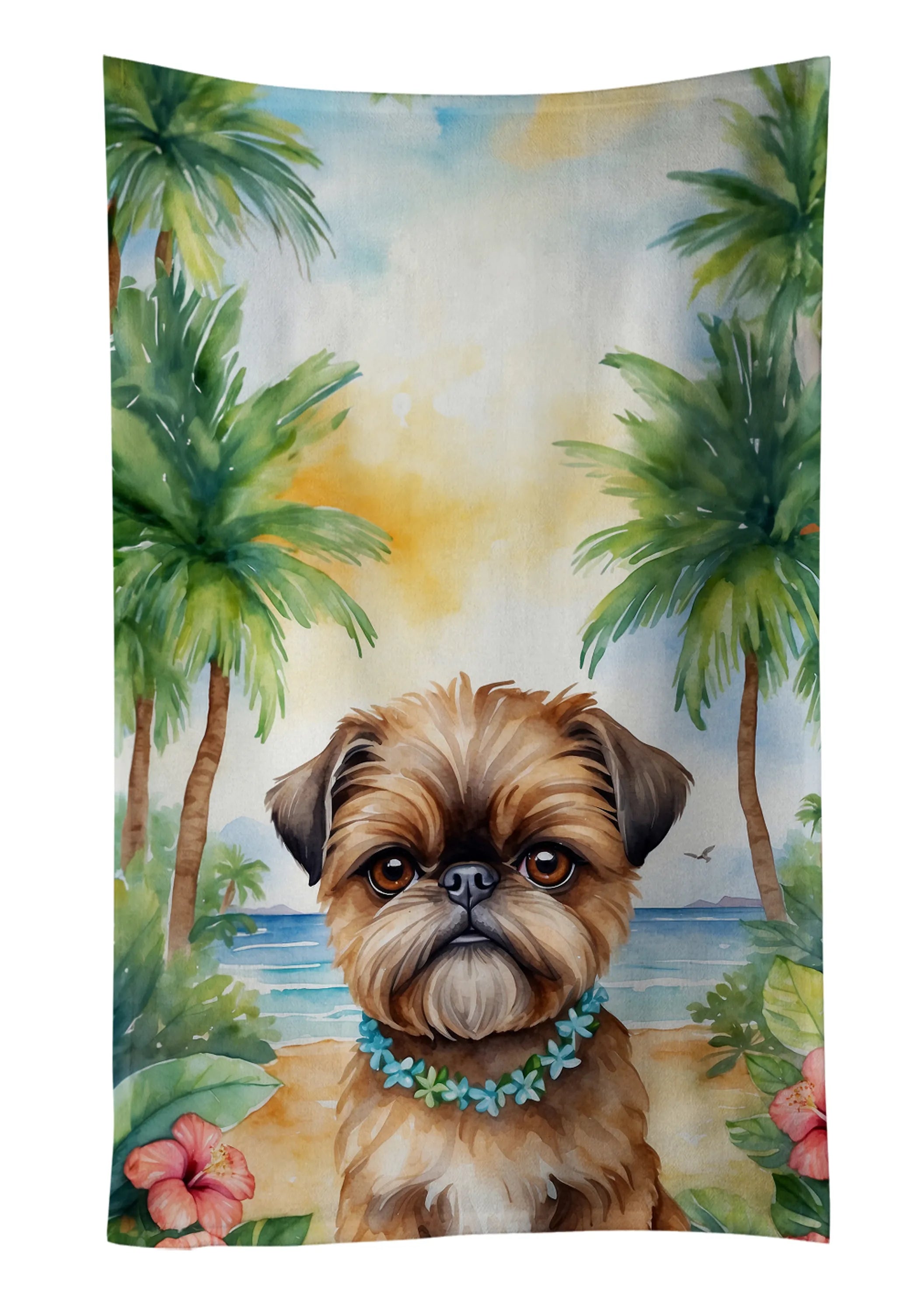 Luau Party Kitchen Towel - Size: 25HX15W | Pack Of: 1 | Collection name: Luau party