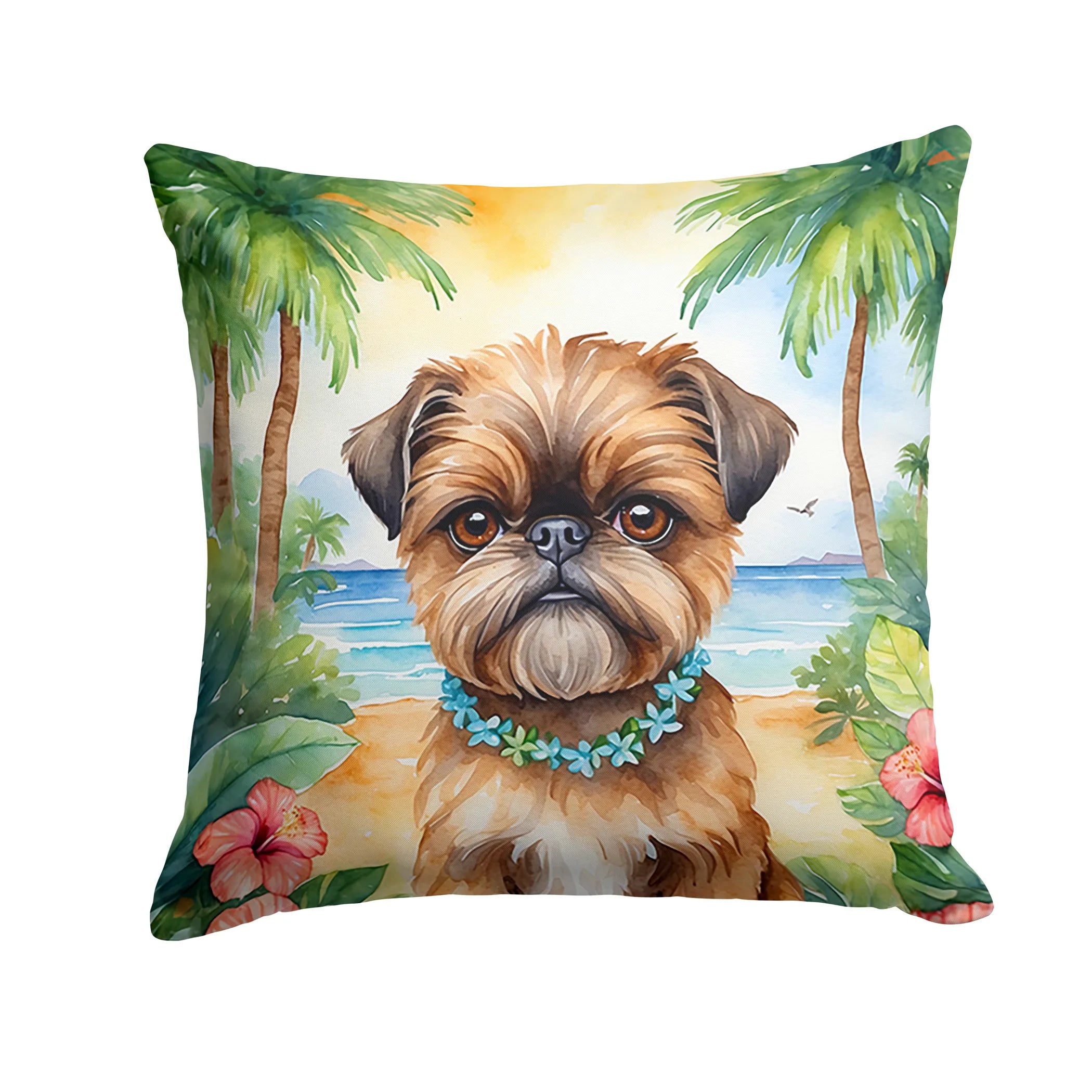Luau Party Throw Pillow - Size: 14HX14W | Pack Of: 1 | Collection name: Luau party