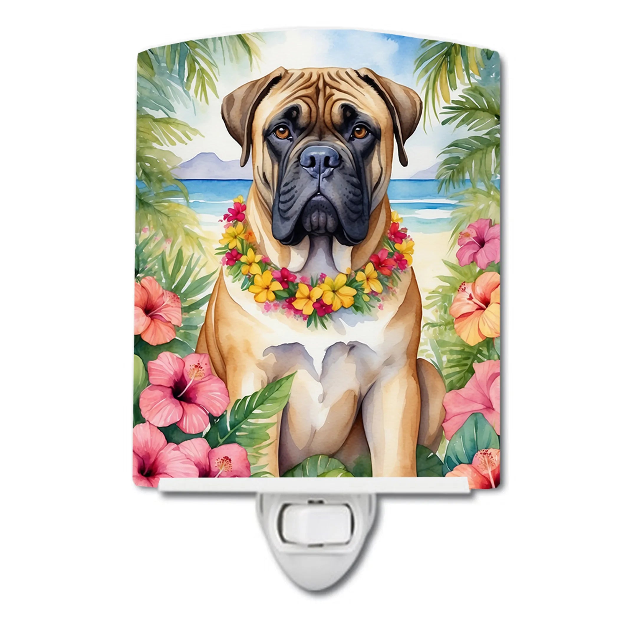 Luau Party Ceramic Night Light - Pack Of: 1 | Collection name: Luau party