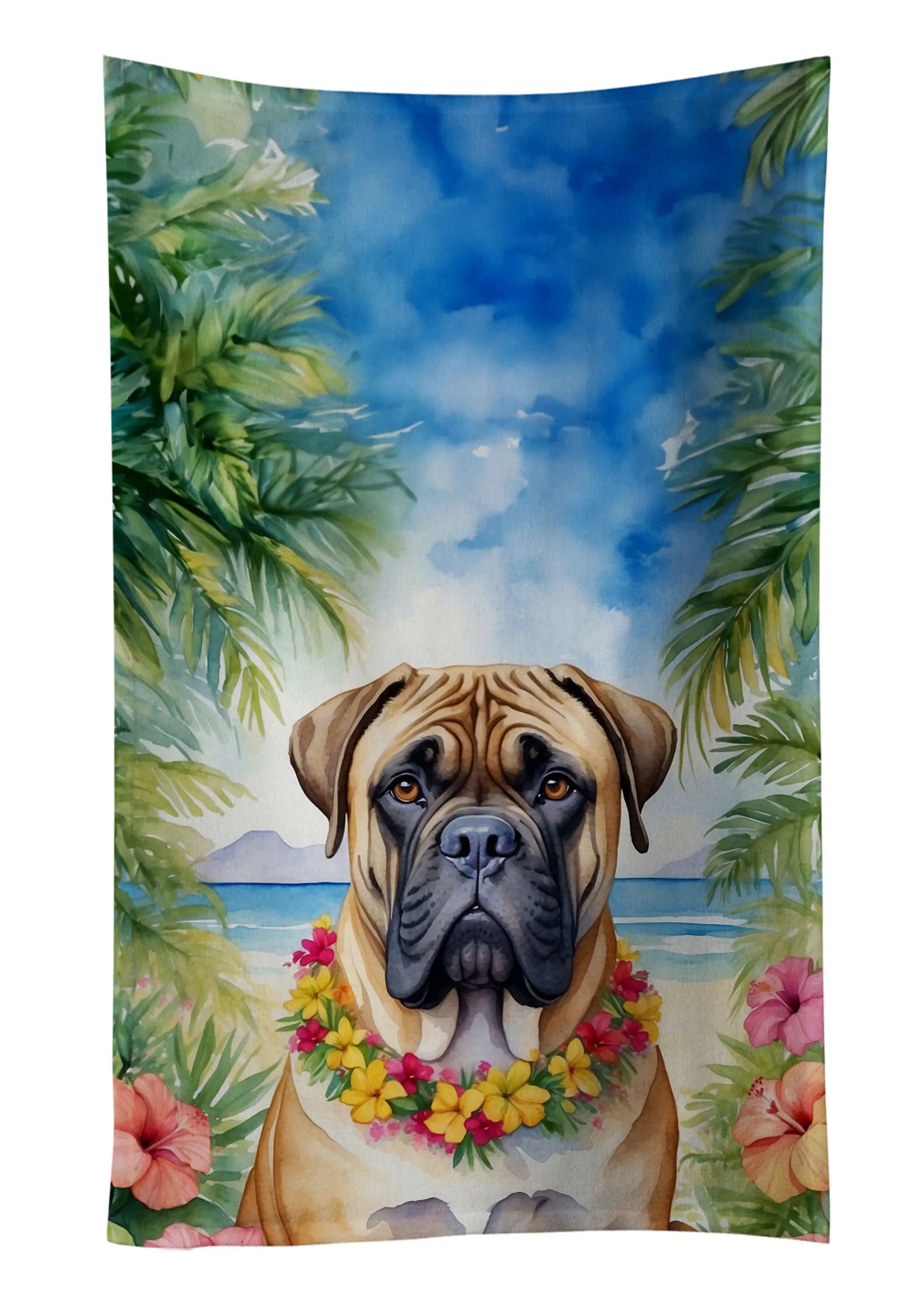 Luau Party Kitchen Towel - Size: 25HX15W | Pack Of: 1 | Collection name: Luau party