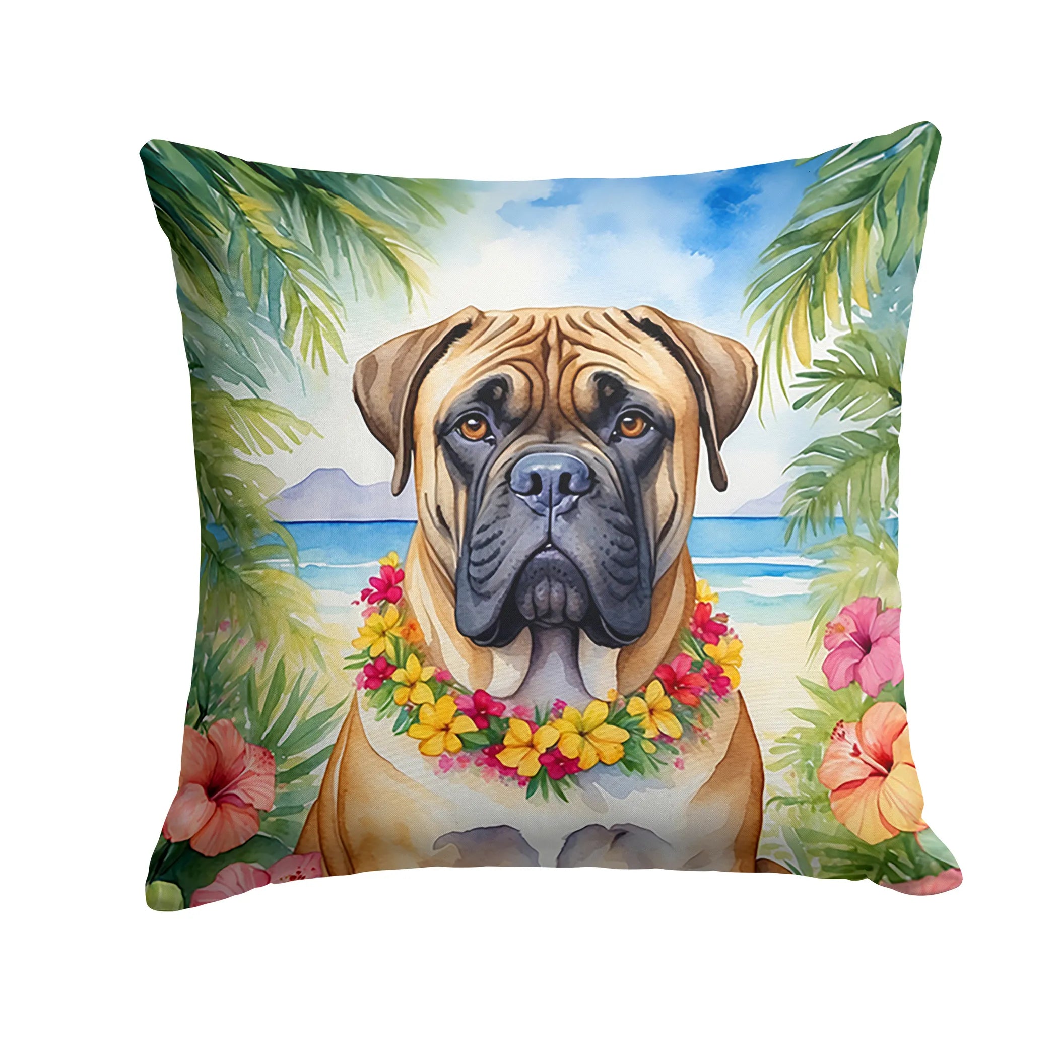 Luau Party Throw Pillow - Size: 14HX14W | Pack Of: 1 | Collection name: Luau party