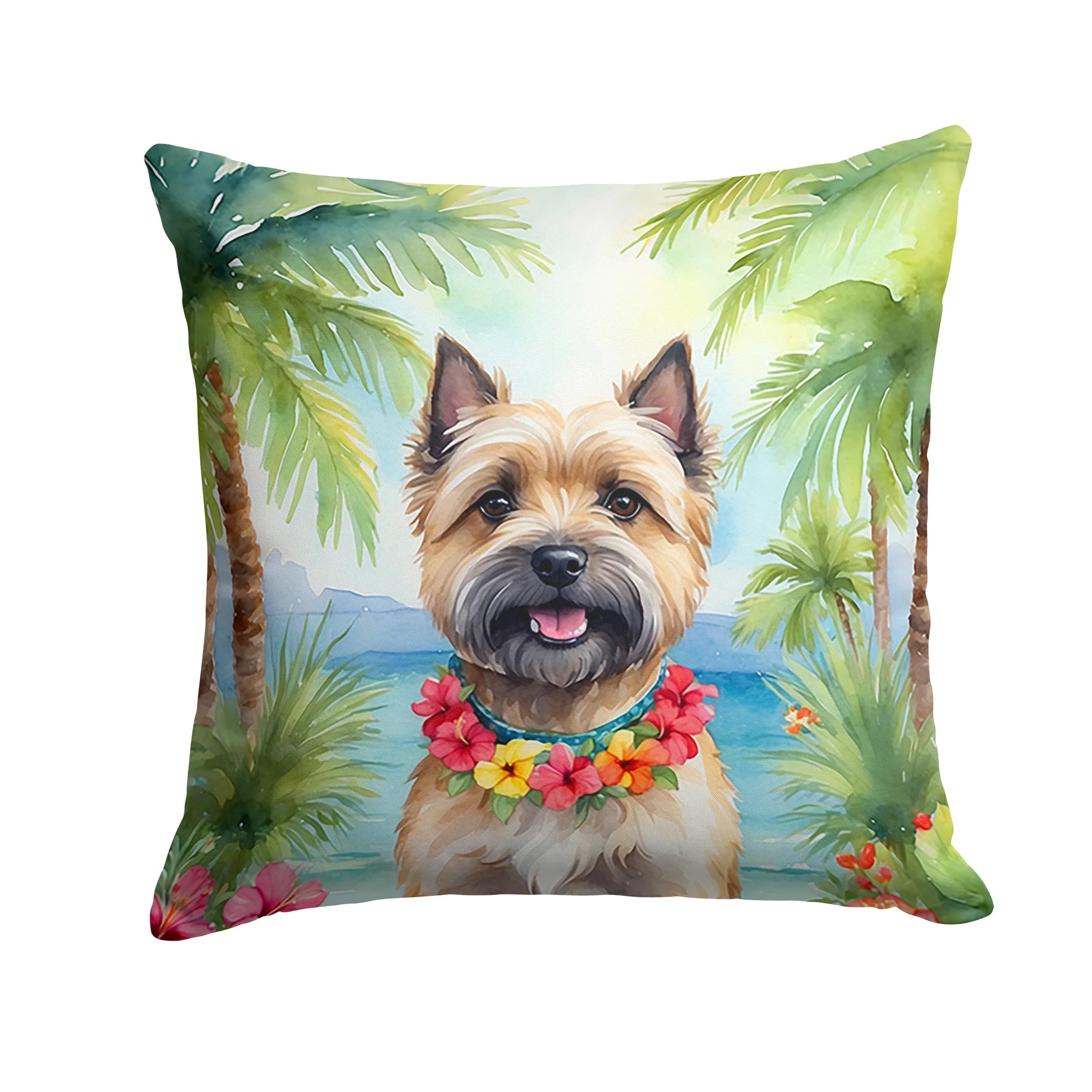 Luau Party Throw Pillow - Size: 14HX14W | Pack Of: 1 | Collection name: Luau party