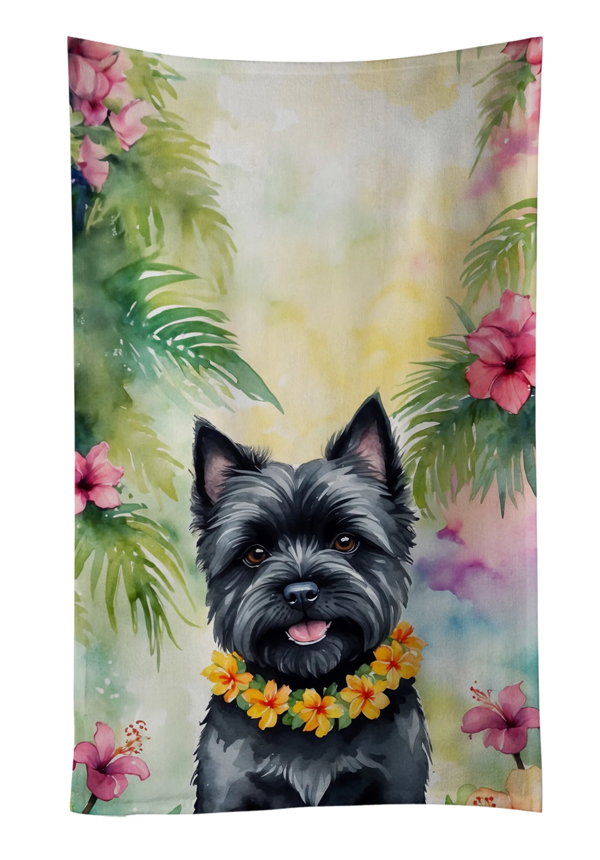 Luau Party Kitchen Towel - Size: 25HX15W | Pack Of: 1 | Collection name: Luau party