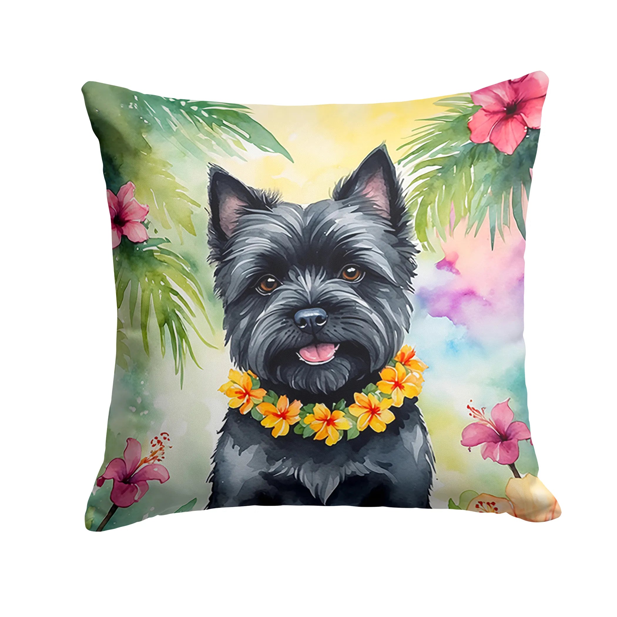 Luau Party Throw Pillow - Size: 14HX14W | Pack Of: 1 | Collection name: Luau party