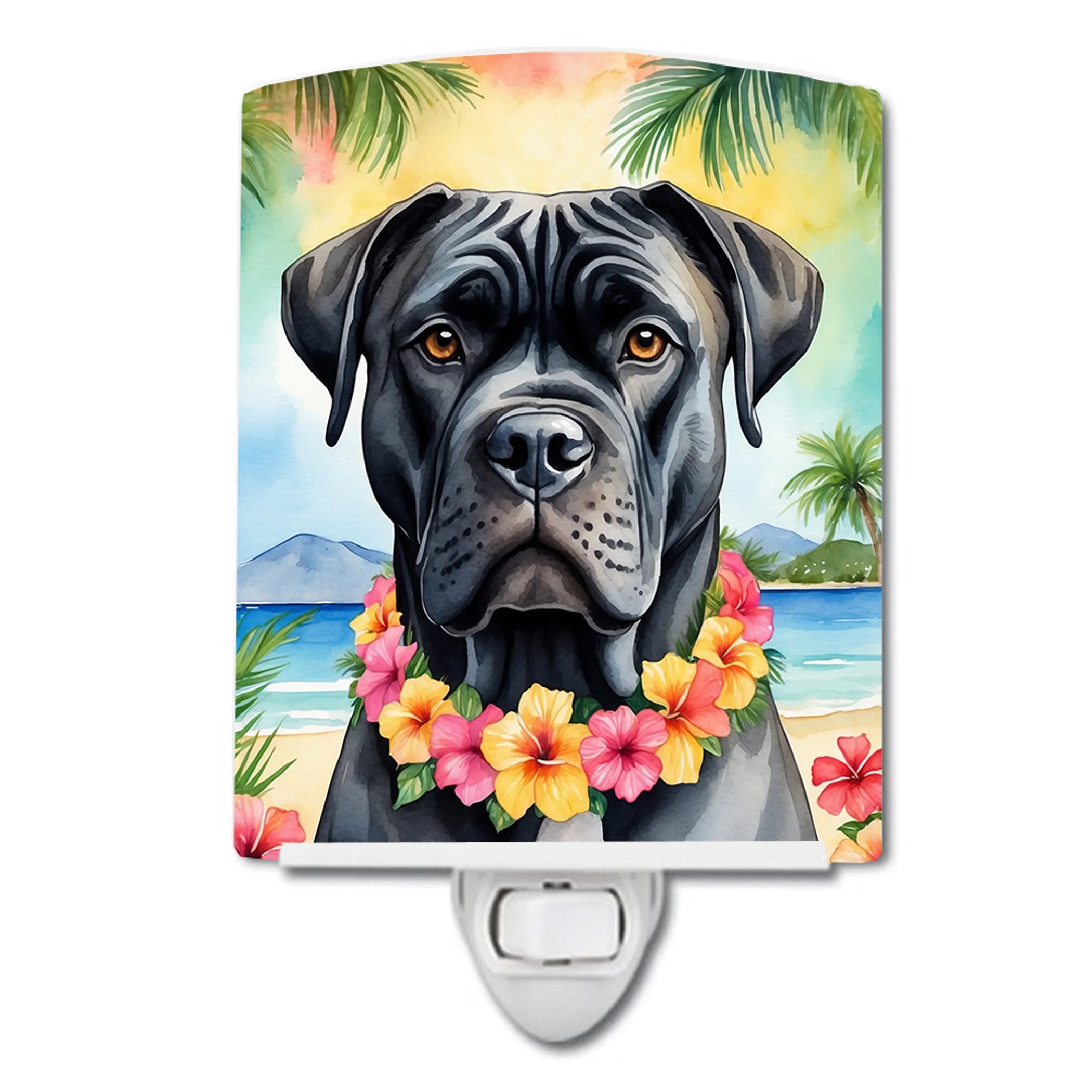 Luau Party Ceramic Night Light - Pack Of: 1 | Collection name: Luau party