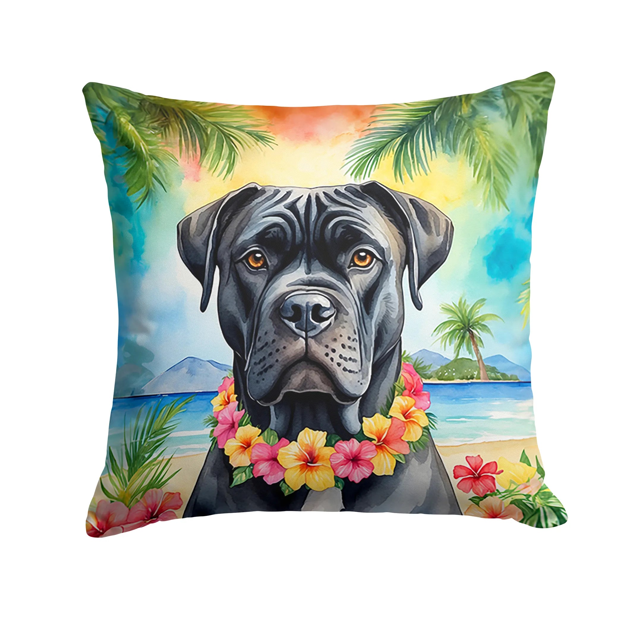 Luau Party Throw Pillow - Size: 14HX14W | Pack Of: 1 | Collection name: Luau party