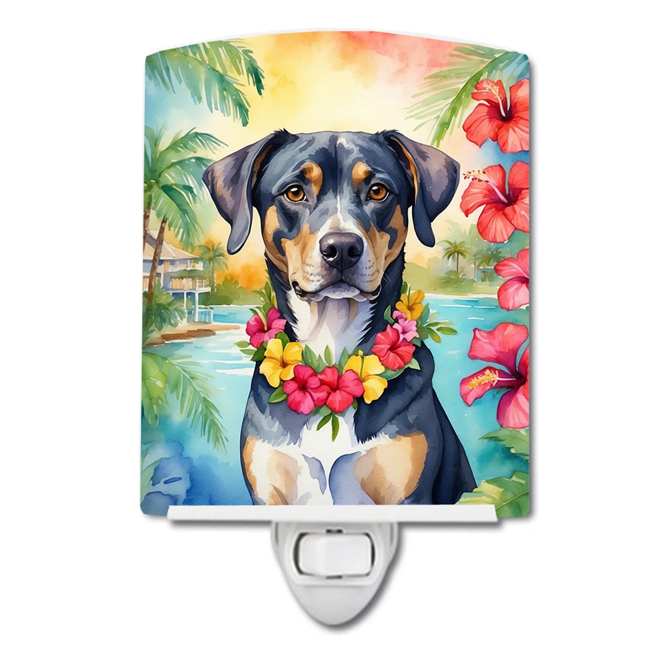 Luau Party Ceramic Night Light - Pack Of: 1 | Collection name: Luau party